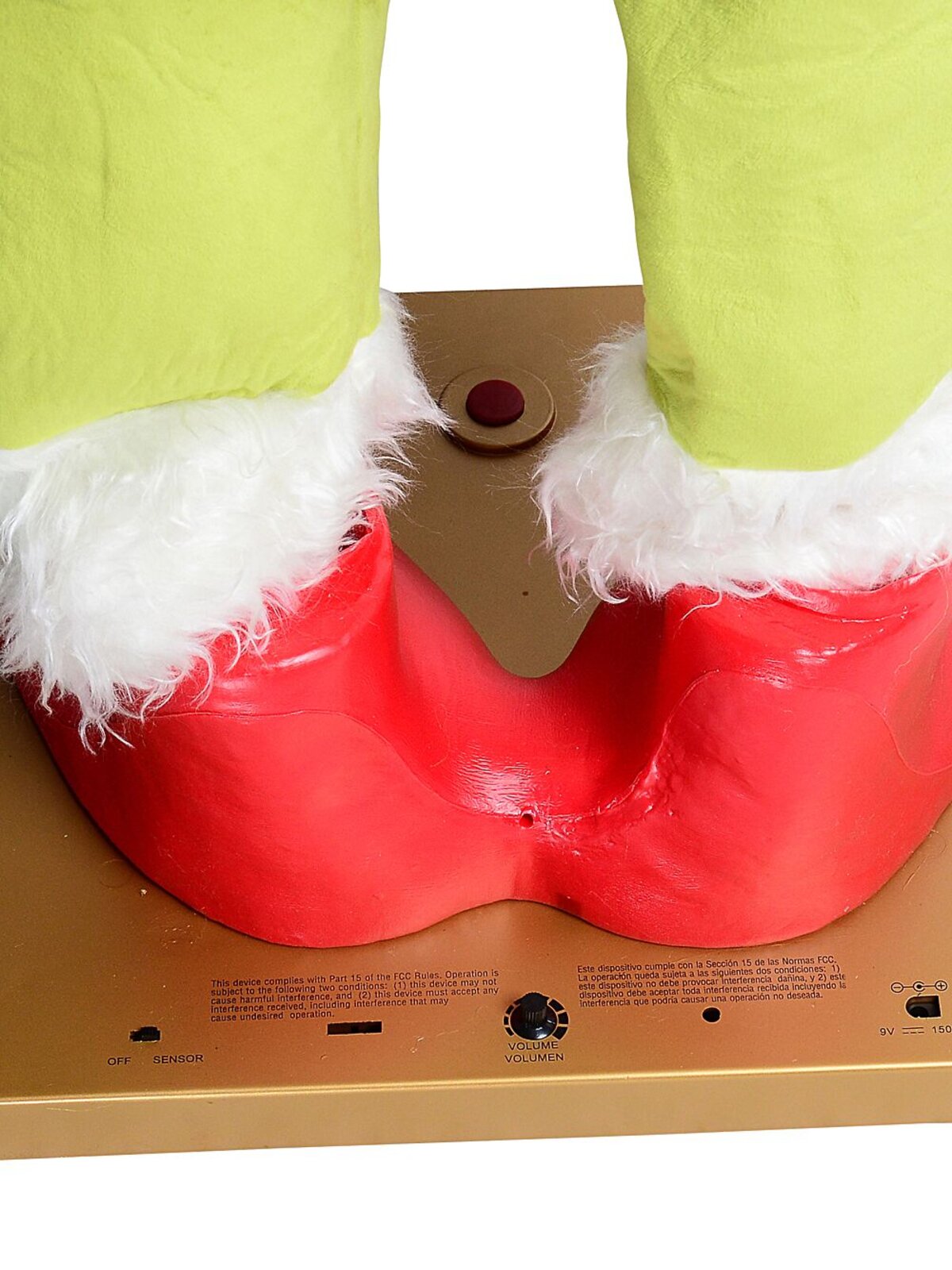 Mr Grinch Life Size Hip Swinging, Talking & Singing Christmas Animation - 1.7m — image 6