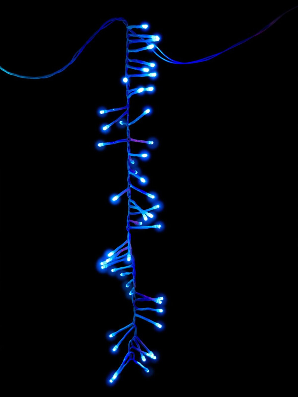 Multi Colour LED Bulbs Cluster Curtain Light - 4.8m — image 6