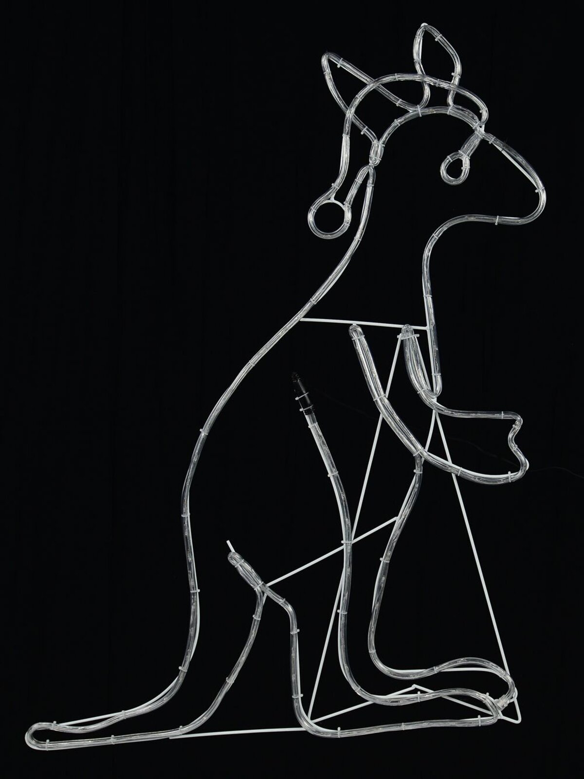 Multi Colour LED Buru The Christmas Kangaroo Light Display Silhouette - 1.1m — image 3