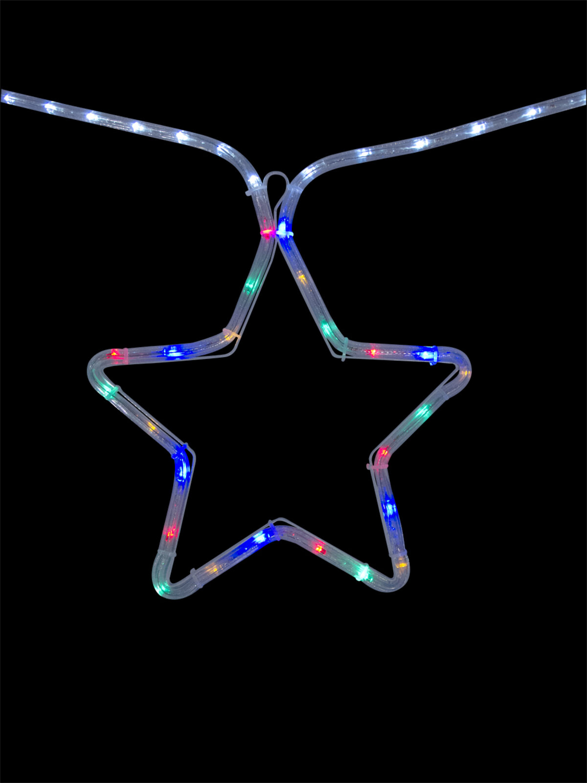 Multi Colour LED Star Chain Rope Light Silhouette - 3m — image 3