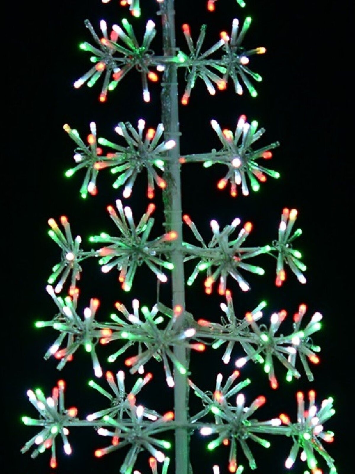 Multi Colour LED Twinkle Christmas Tree Starburst Branches Light Display - 1.2m — image 3