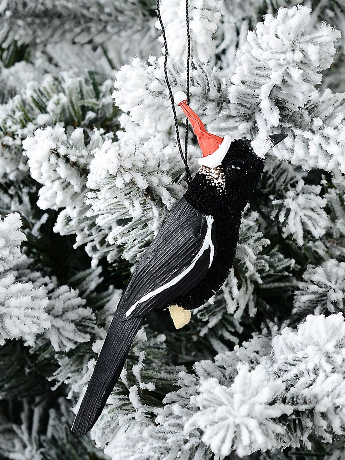 Native Magpie Organic Australian Whimsical Essential Ornament | 13cm — image 2