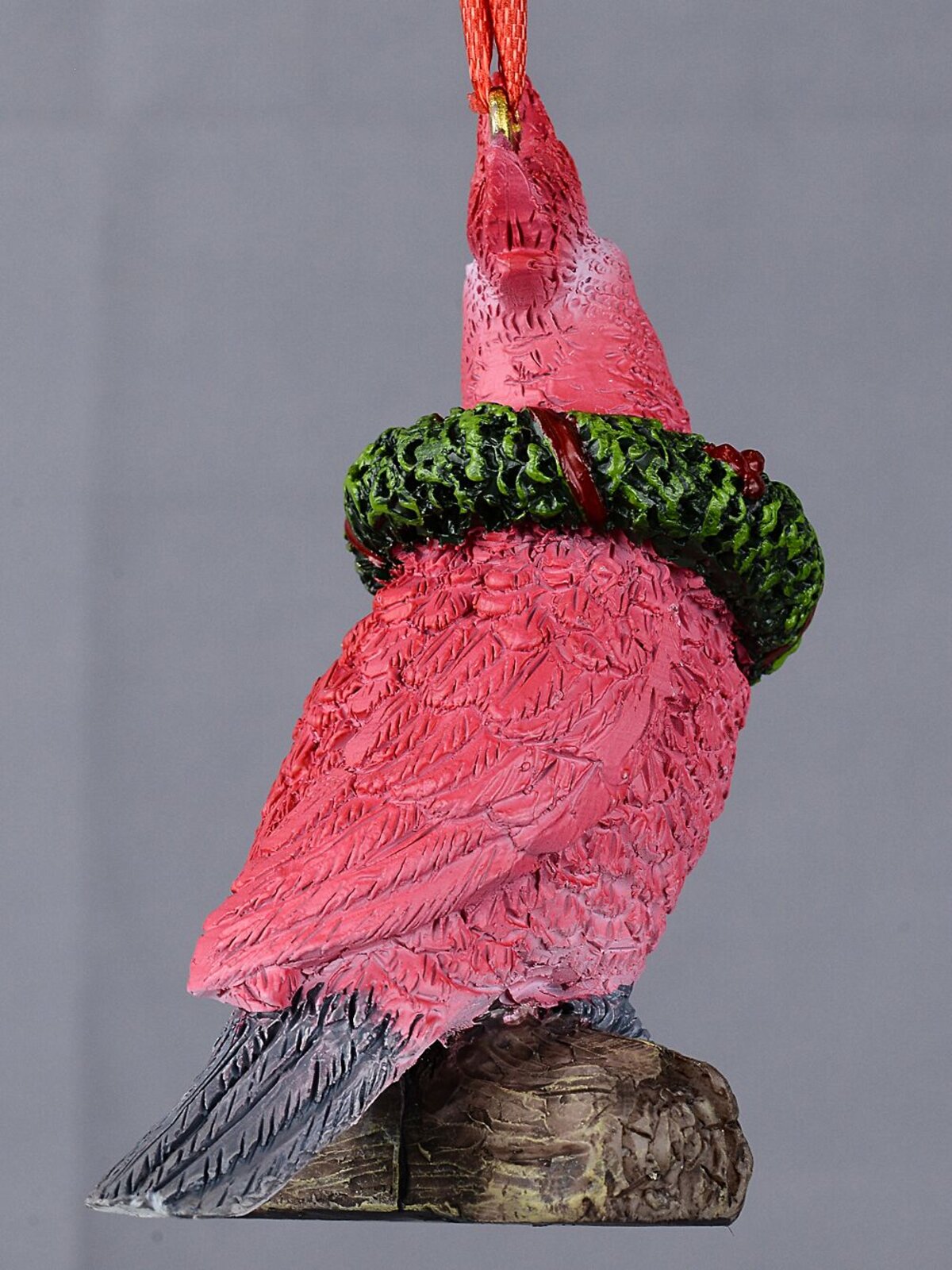 Native Pink Cockatoo With Wreath Whimsical Essential Ornament | 80mm — image 4
