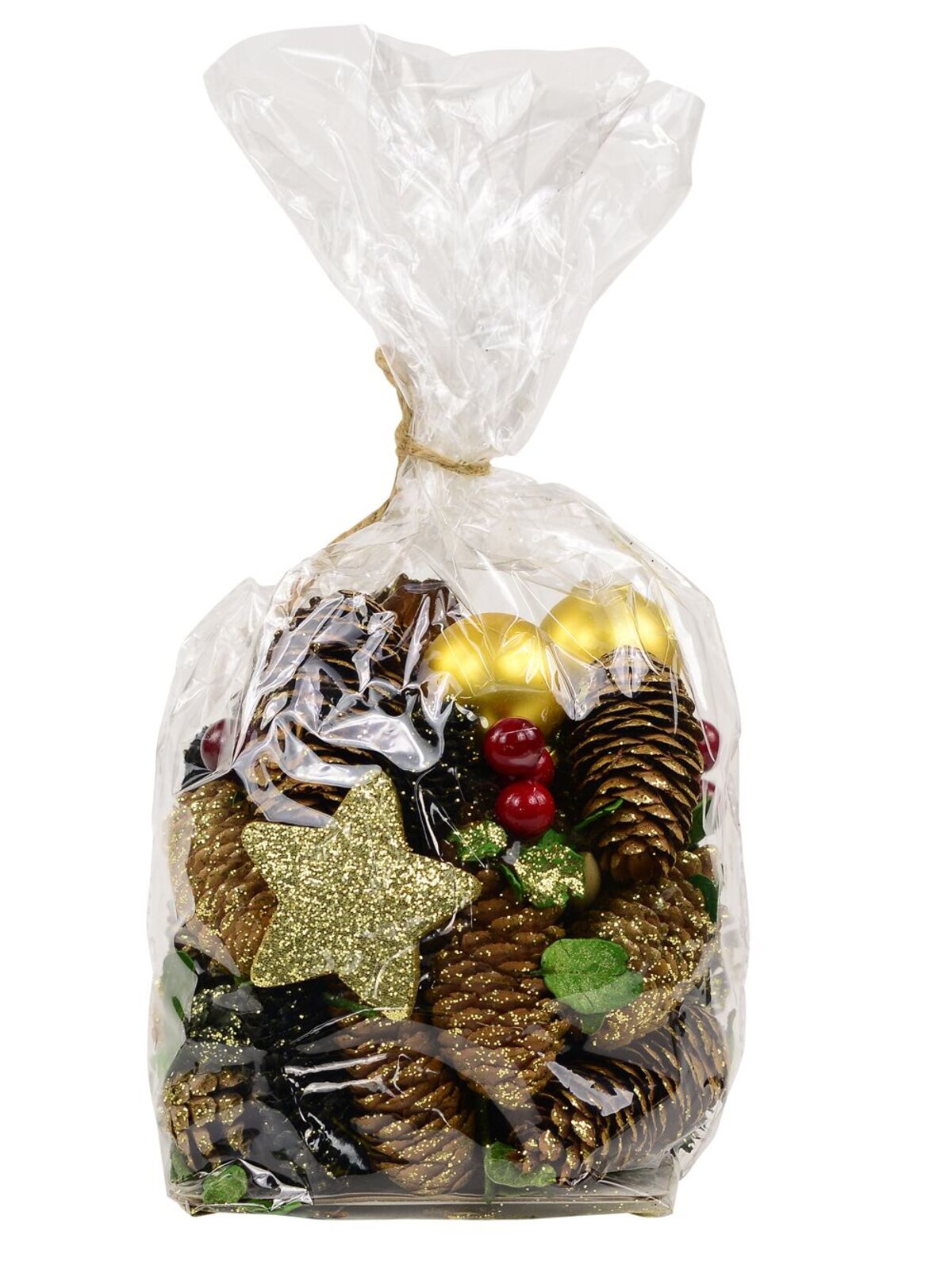 Natural Gold & Green Pinecone, Berry & Foliage Mix | 300g — image 5