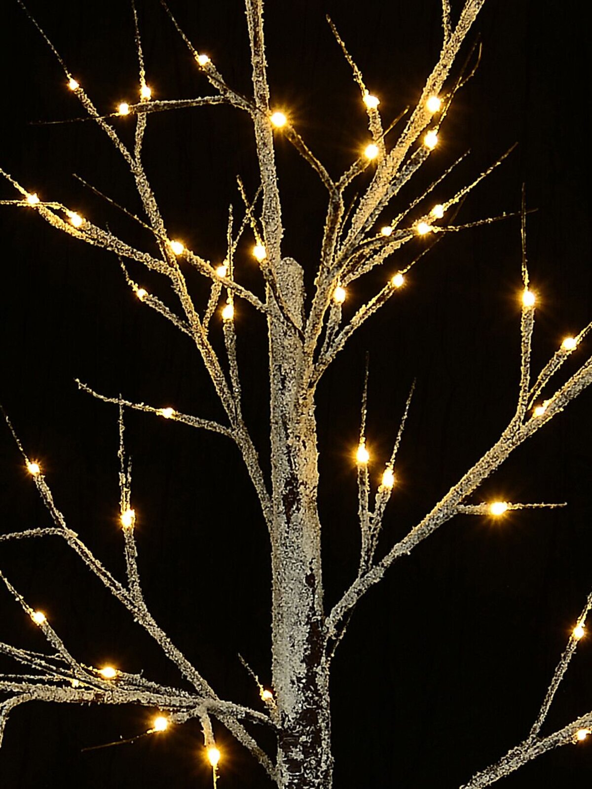 Neutral White LED & Snow Accented Winter Forest 3D Christmas Tree - 1.5m — image 2