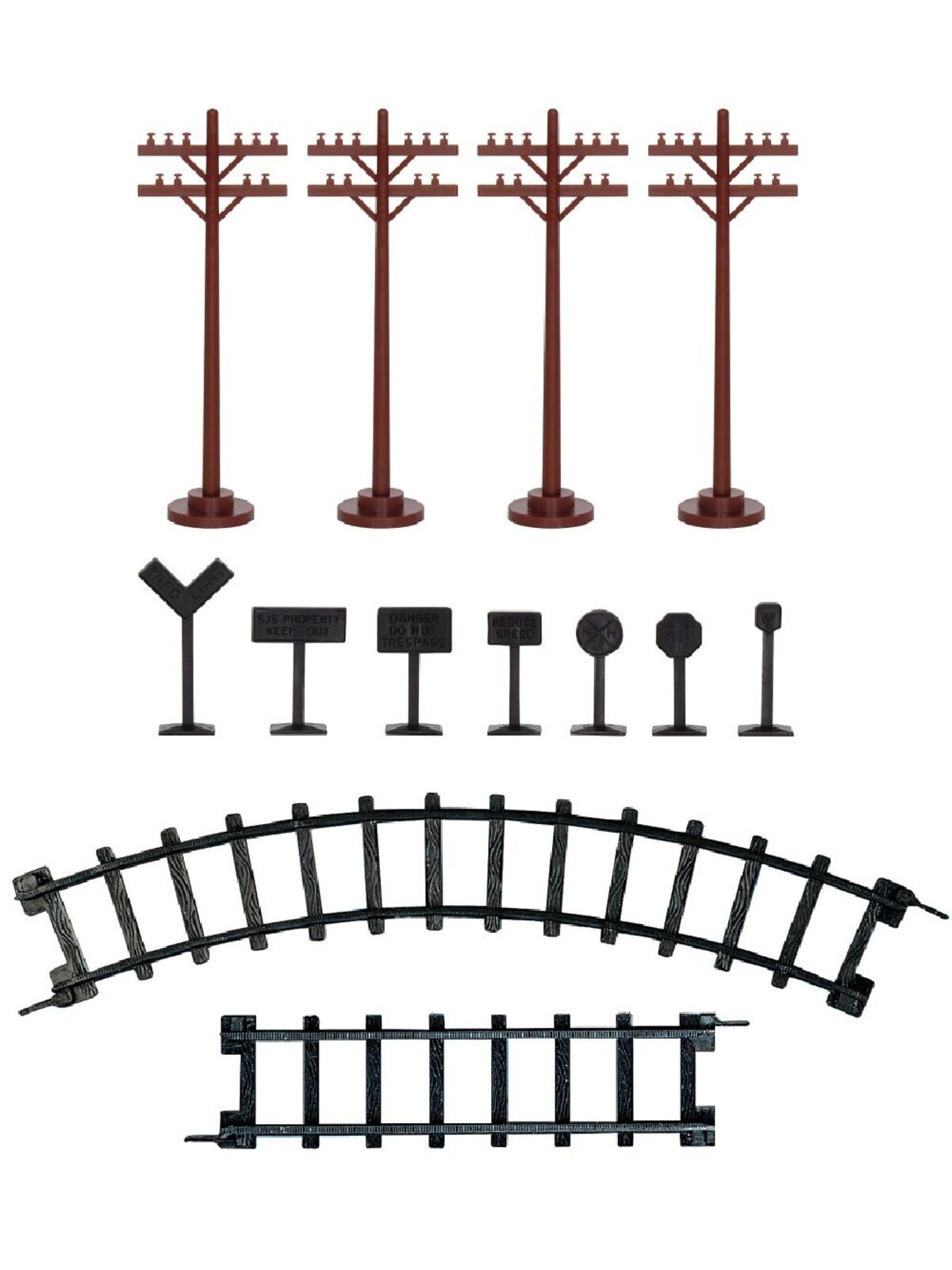 North Pole Express With Operating Headlight Christmas Train Set - 29 Piece Set — image 4