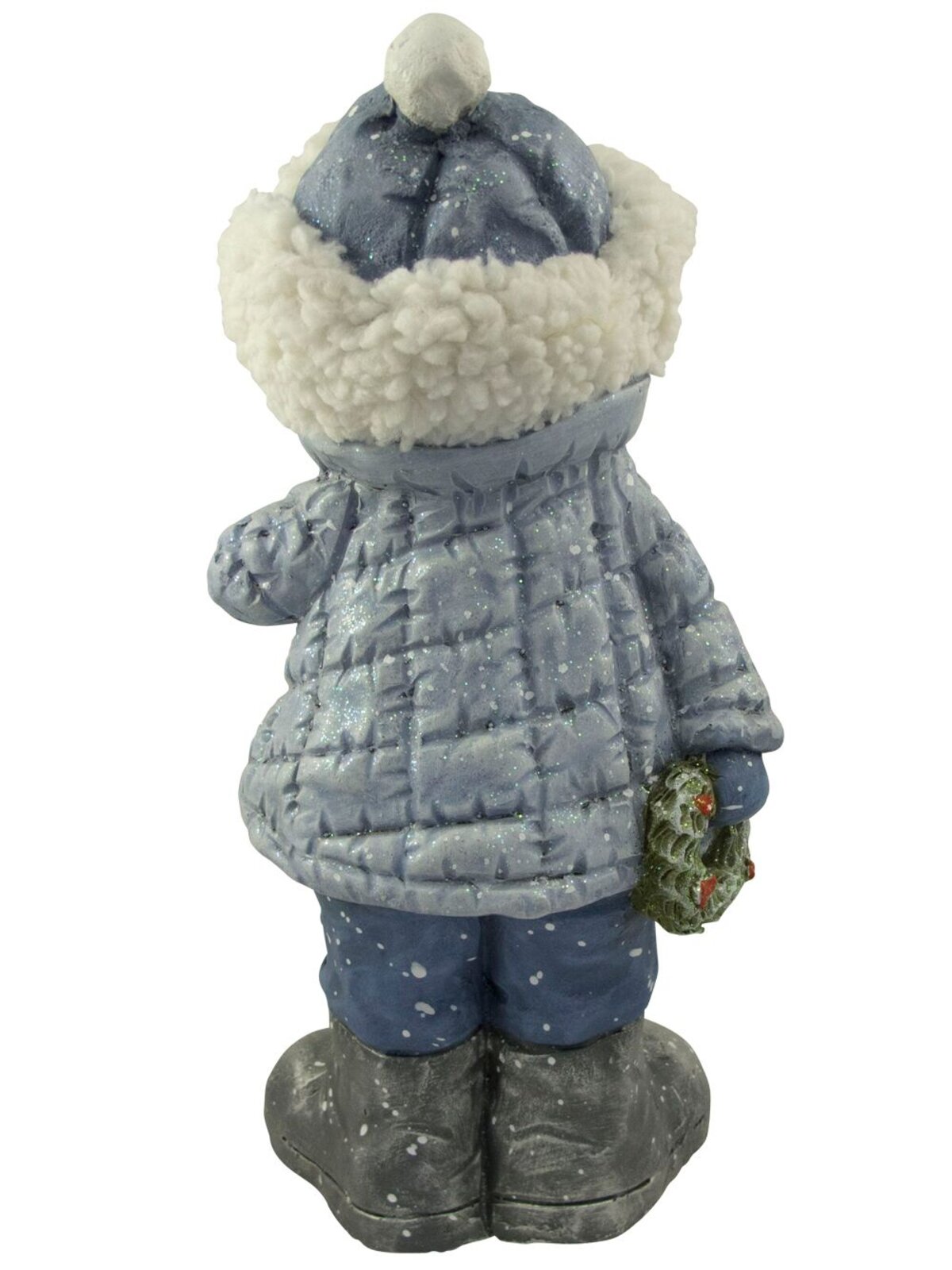Northern Winter Resin Snowman Decor - 41cm — image 9