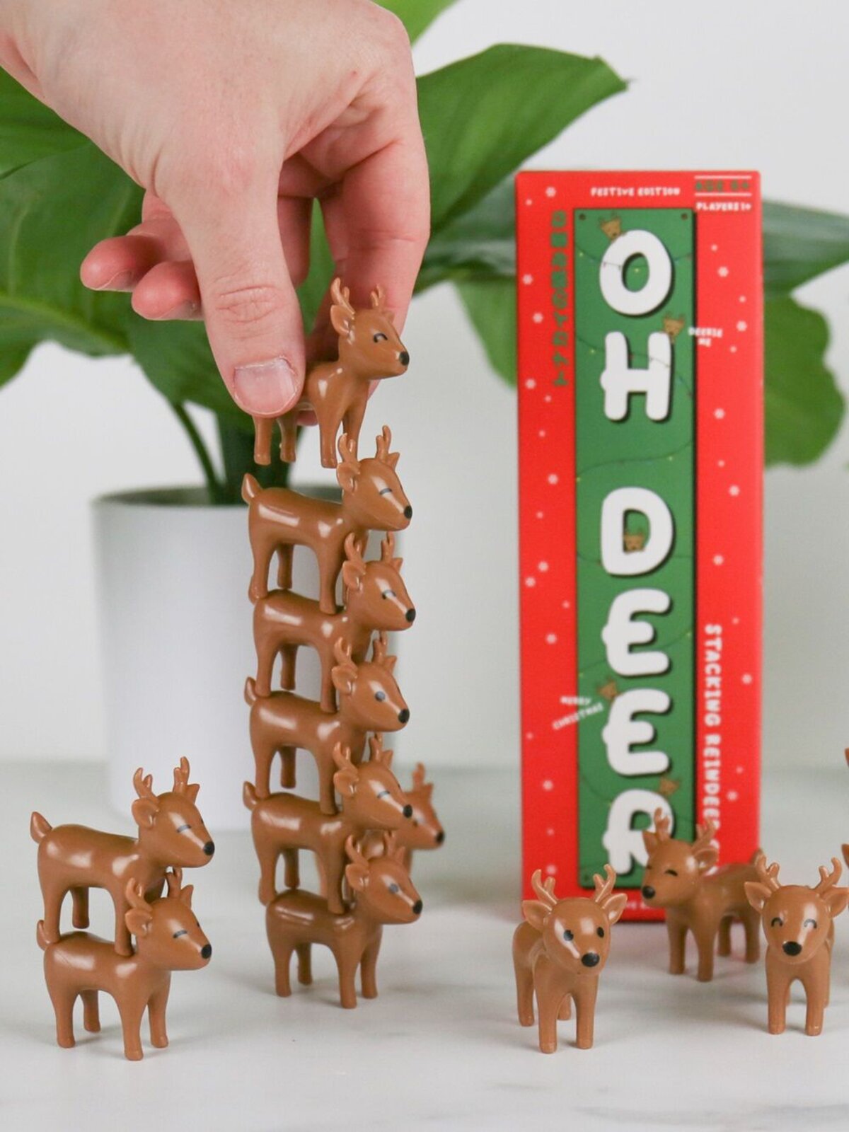 Oh Deer! Stacking Reindeer Game | 15 Piece Festive Balancing Challenge — image 2