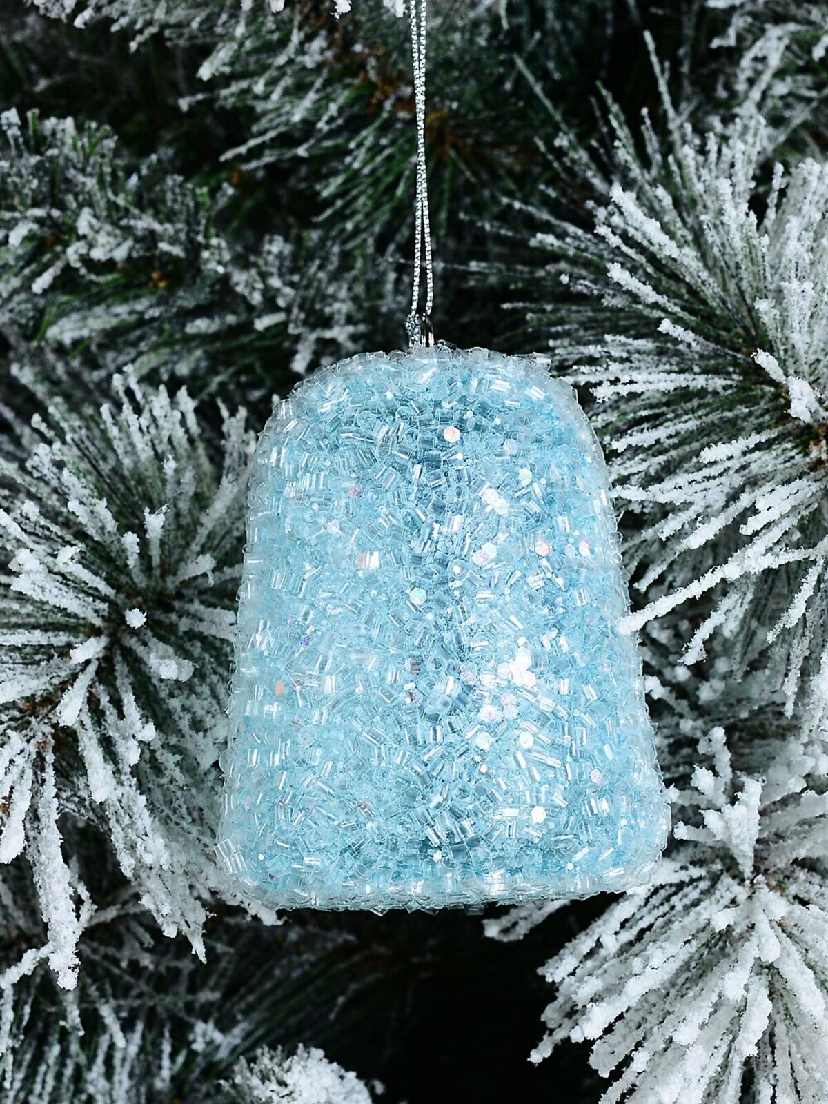 Pastel Blue Sugar Gummy Shaped Whimsical Ornament | 80mm — image 2