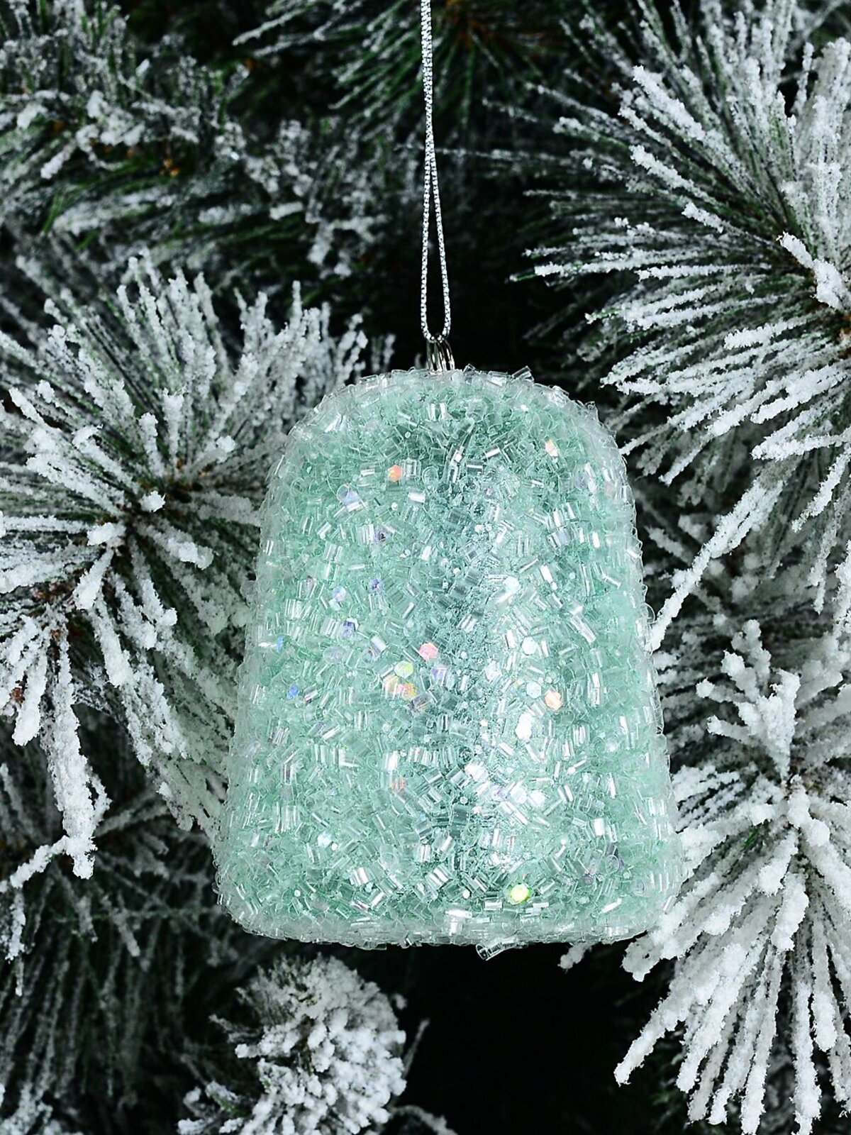 Pastel Green Sugar Gummy Shaped Whimsical Essential Ornament | 80mm — image 2