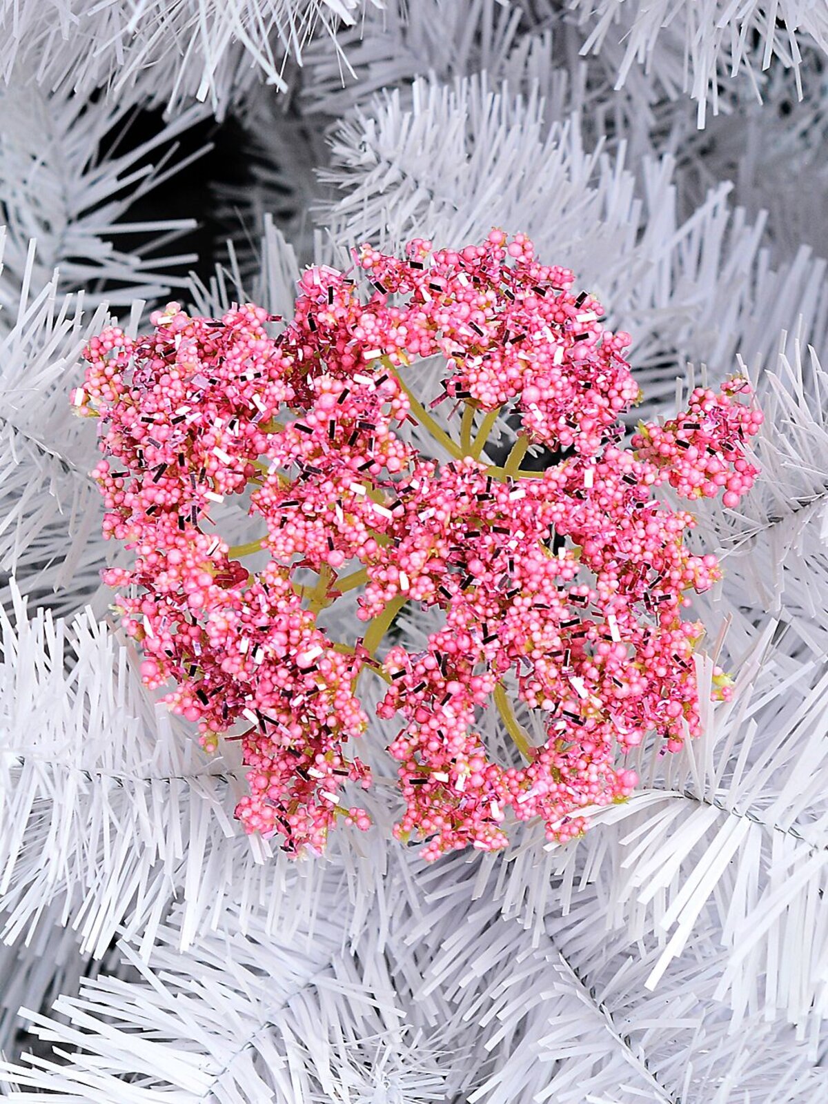 Pink Moon Carrot Inspired Christmas Flower Head Long Stem - 13cm Wide — image 4
