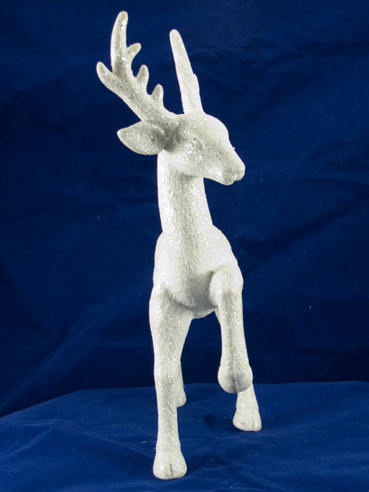 Prancing Glittered Reindeer Ornament - 28cm