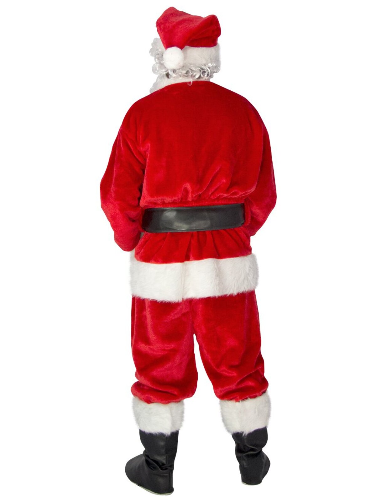 Premium 7 Piece Jolly Santa Suit Complete Costume Set | One Size Fits Most — image 6