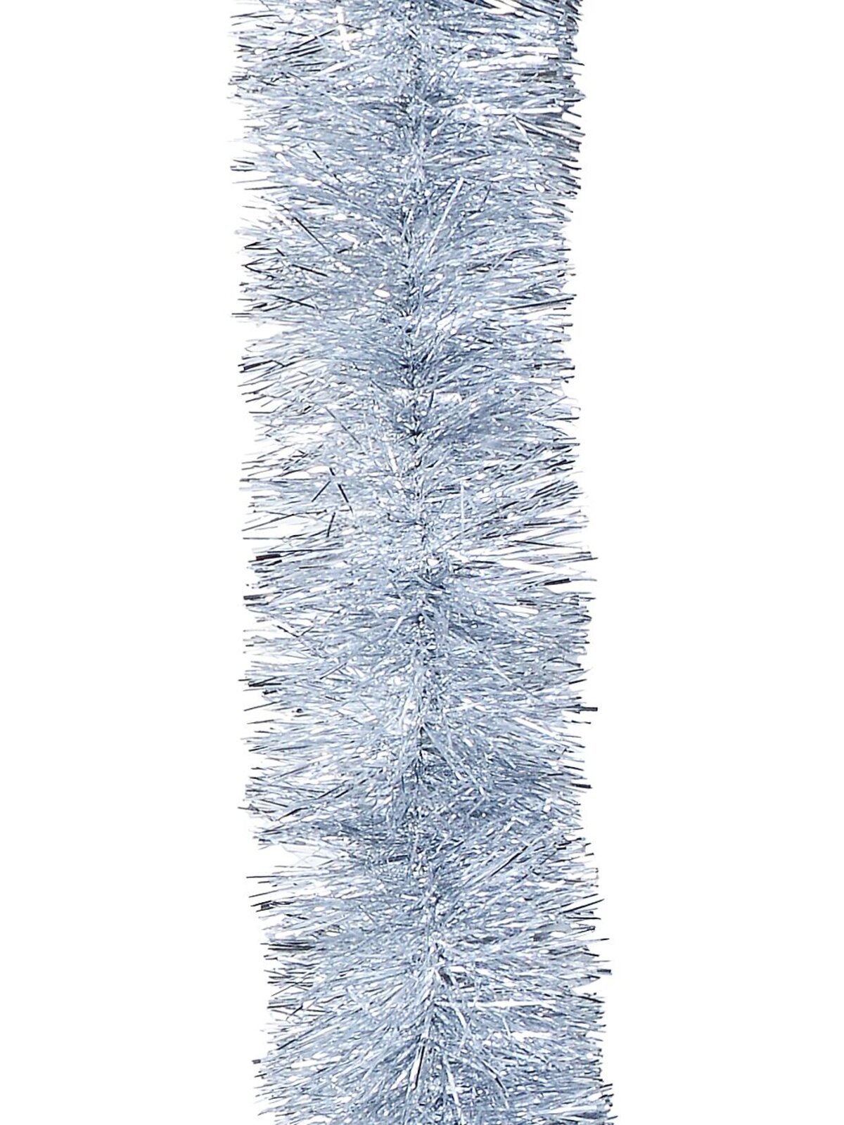 Premium 8ply Silver Metallic Fir Needle Christmas Tinsel Garland | 5m x 10cm — image 3