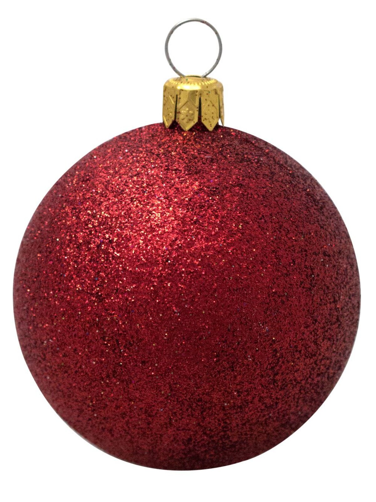 Red Emerald & Gold Bauble & Star Decorations - 34 x 60mm Bauble & 16 x 65mm Star — image 2