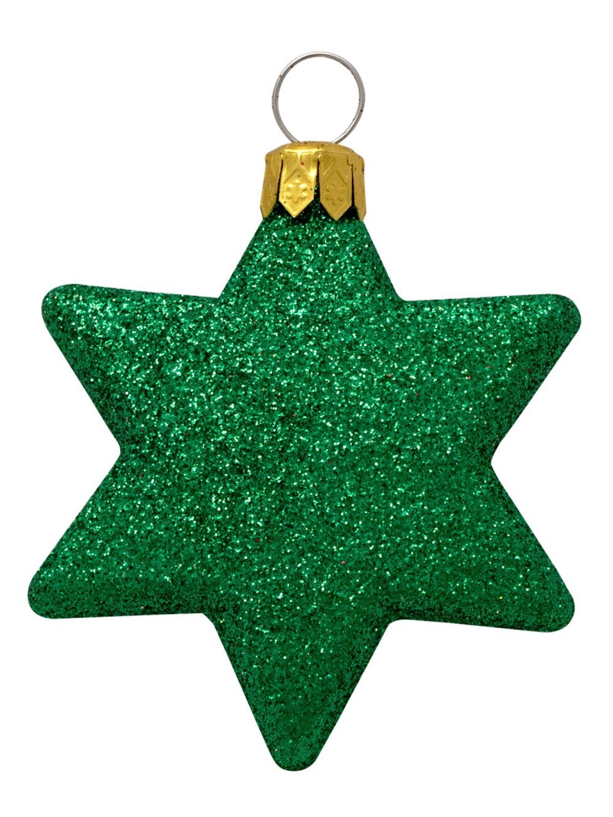 Red Emerald & Gold Bauble & Star Decorations - 34 x 60mm Bauble & 16 x 65mm Star — image 9