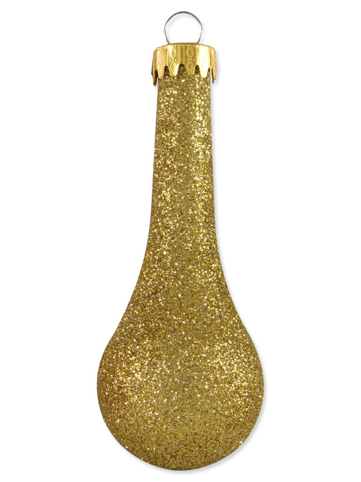 Red & Gold Tear Drop Bauble Decorations - 8 x 11cm — image 3