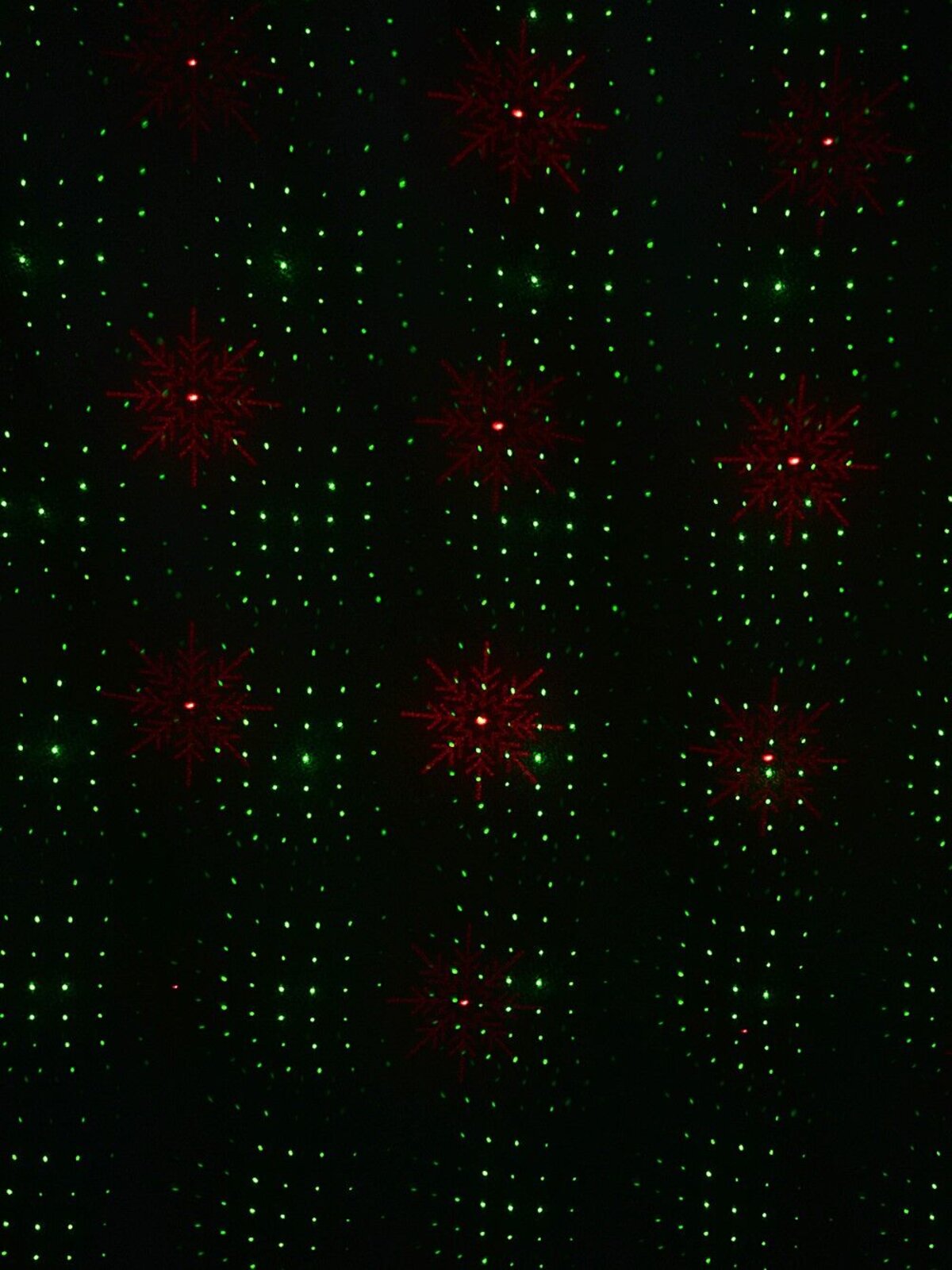 Red & Green 12 Patterned LED Christmas Garden Laser Light | 12m x 12m — image 4