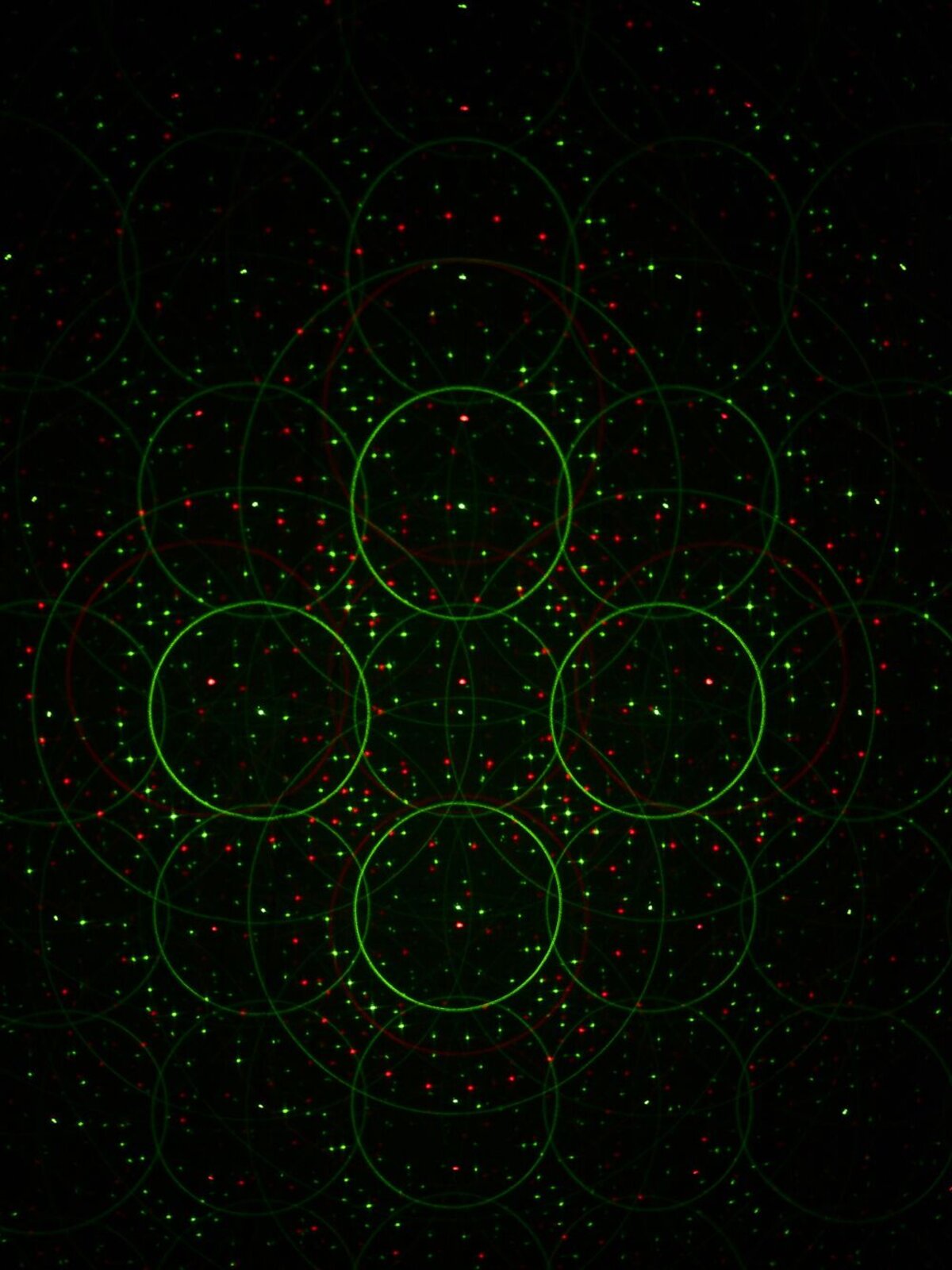 Red & Green Laser Light with Christmas & Halloween Patterns