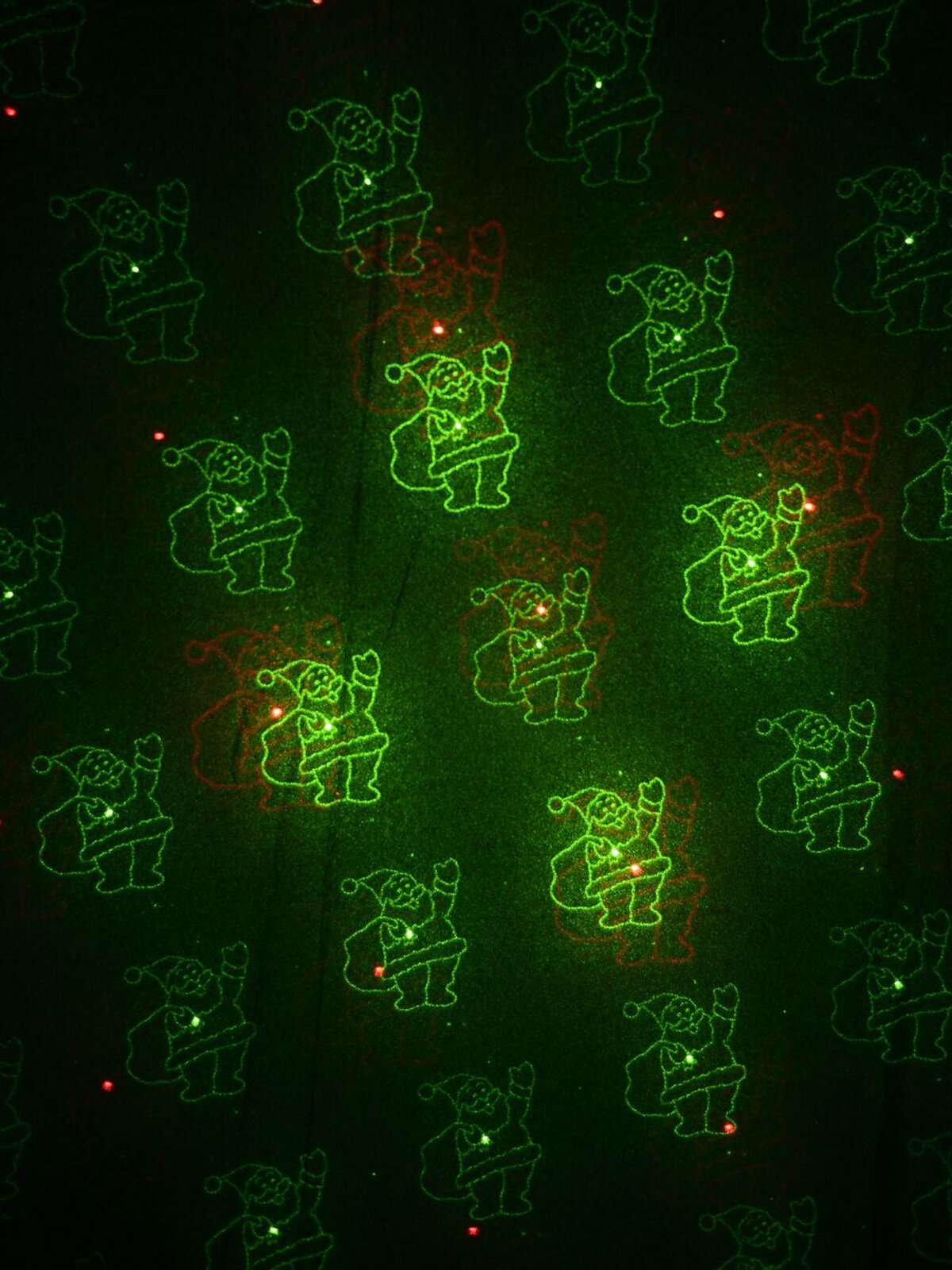 Red & Green Laser Light with Christmas & Halloween Patterns