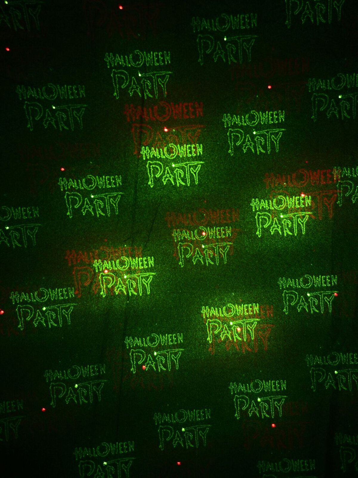 Red & Green Laser Light with Christmas & Halloween Patterns