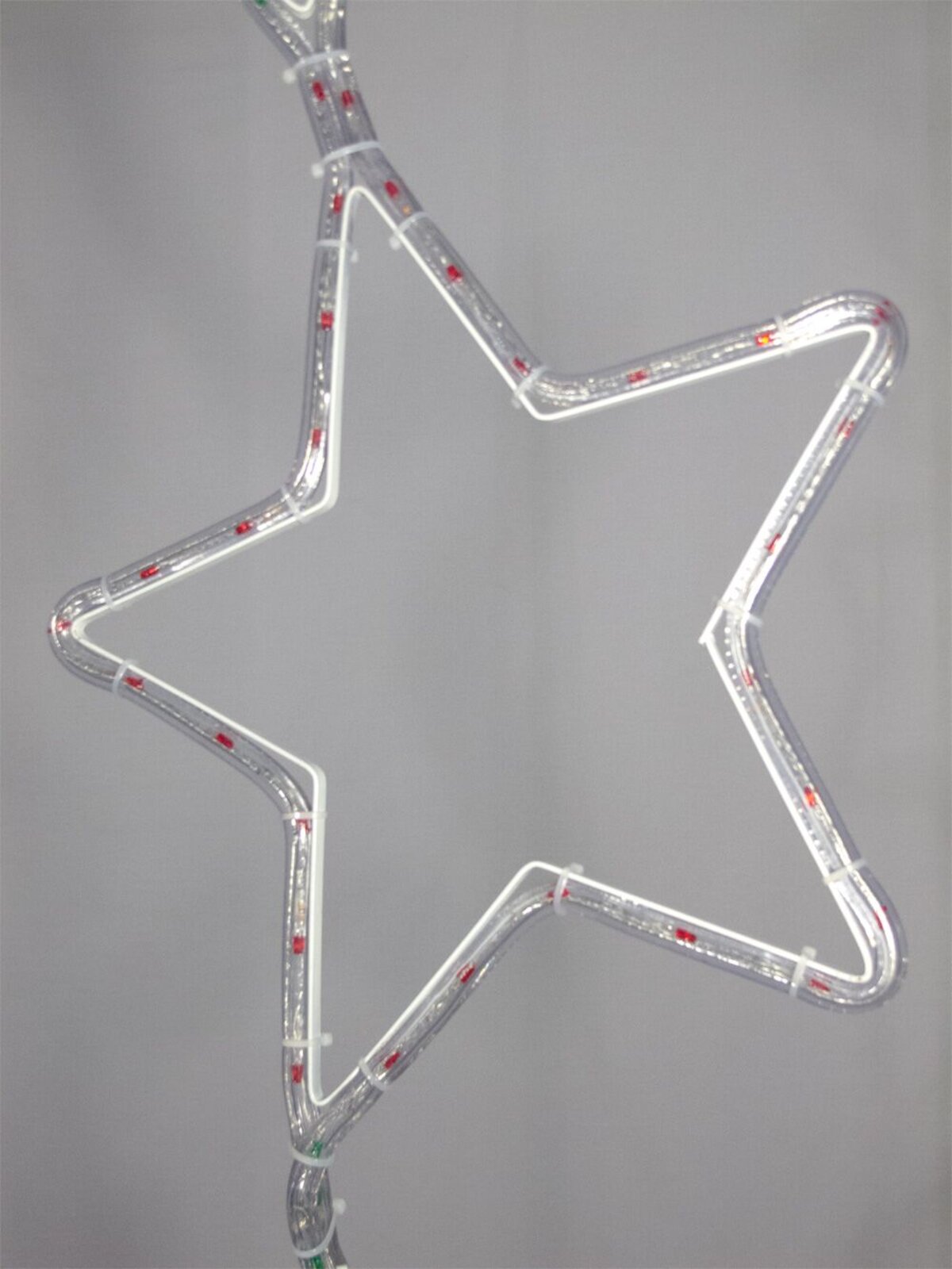 Red & Green LED Star Chain Rope Light Silhouette - 3.2m — image 4