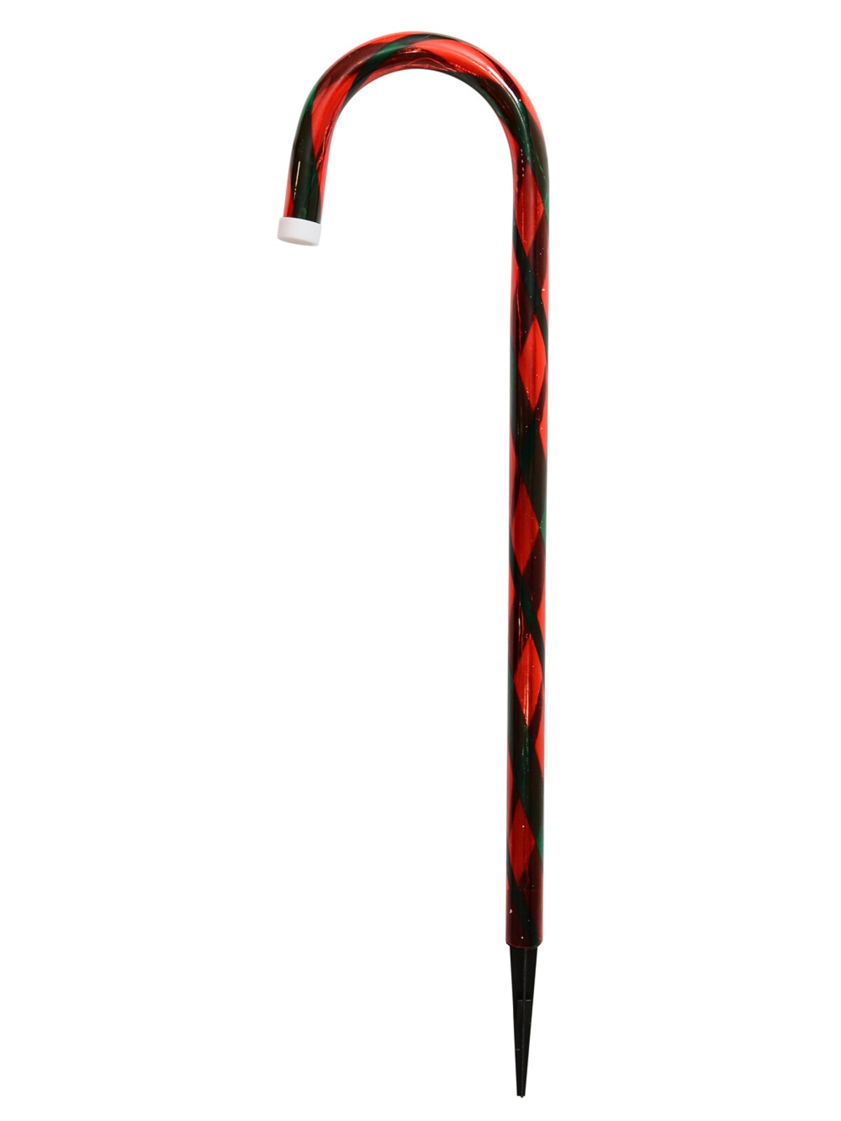 Red & Green Stripe Candy Cane Garden Christmas Path Lights - 4 x 60cm — image 3