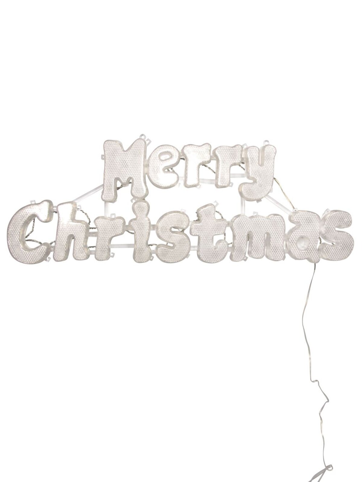 Red LED Solar Merry Christmas Sign - 49cm — image 3