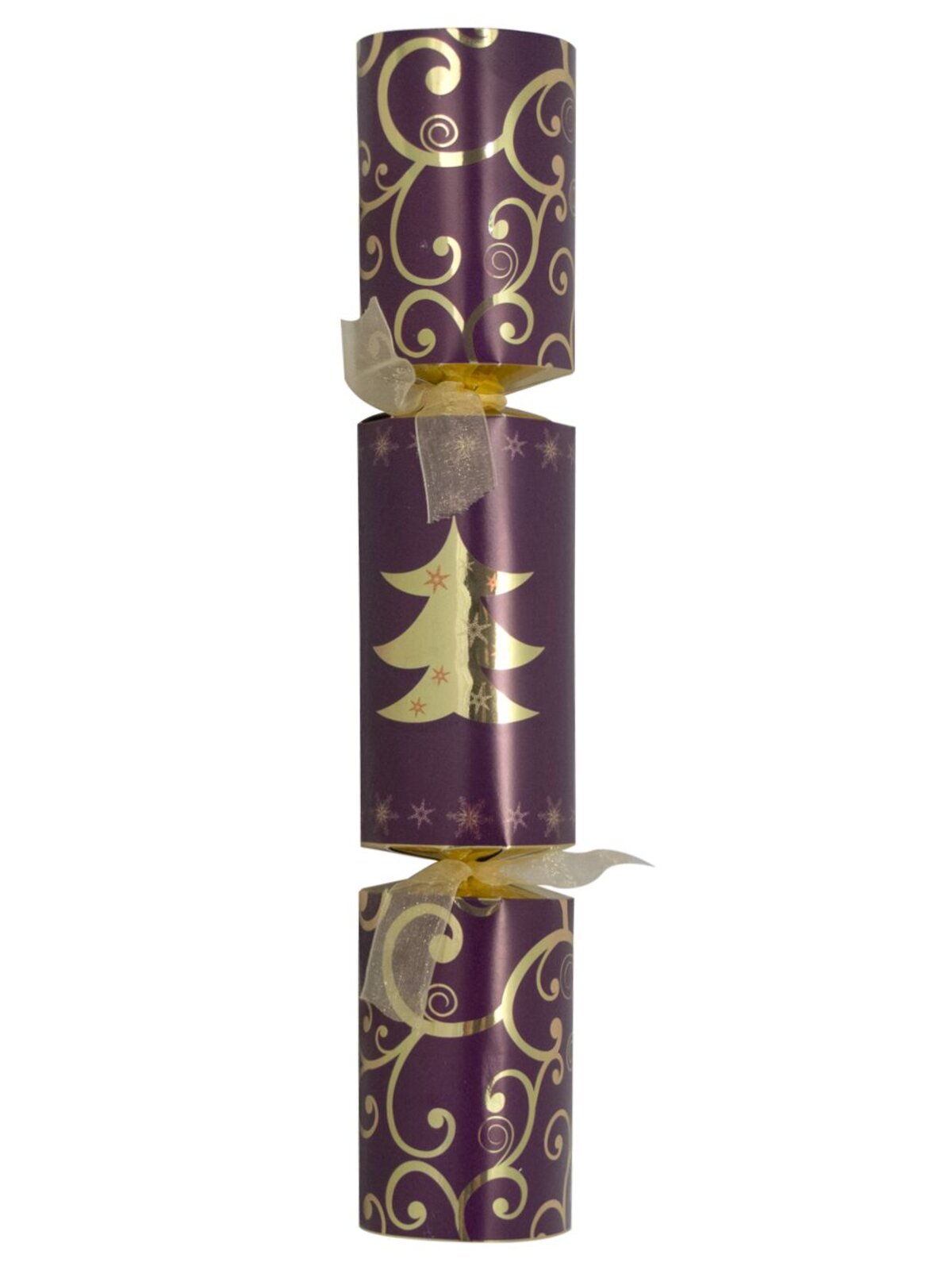 Red & Purple With Gold Tree Bon Bons - 10 x 36cm — image 2