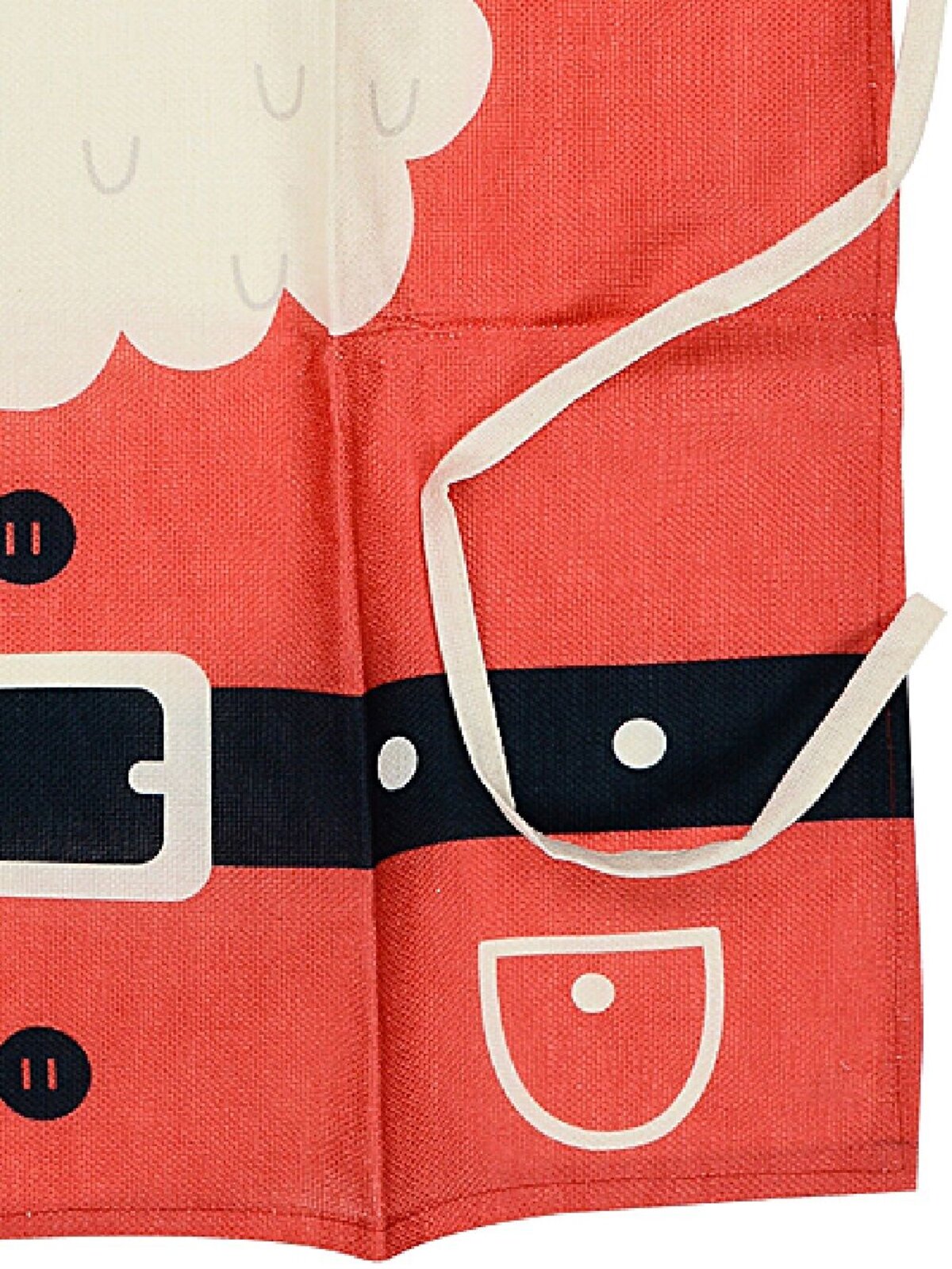 Red Santa With Traditional Suit Christmas Chef Apron - One Size Fits Most — image 3