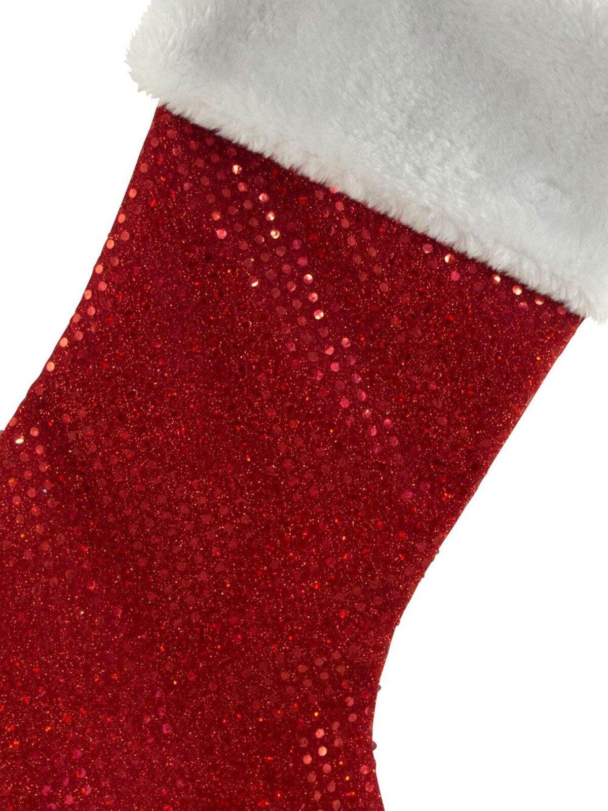 Red Sequin Stocking - 43cm