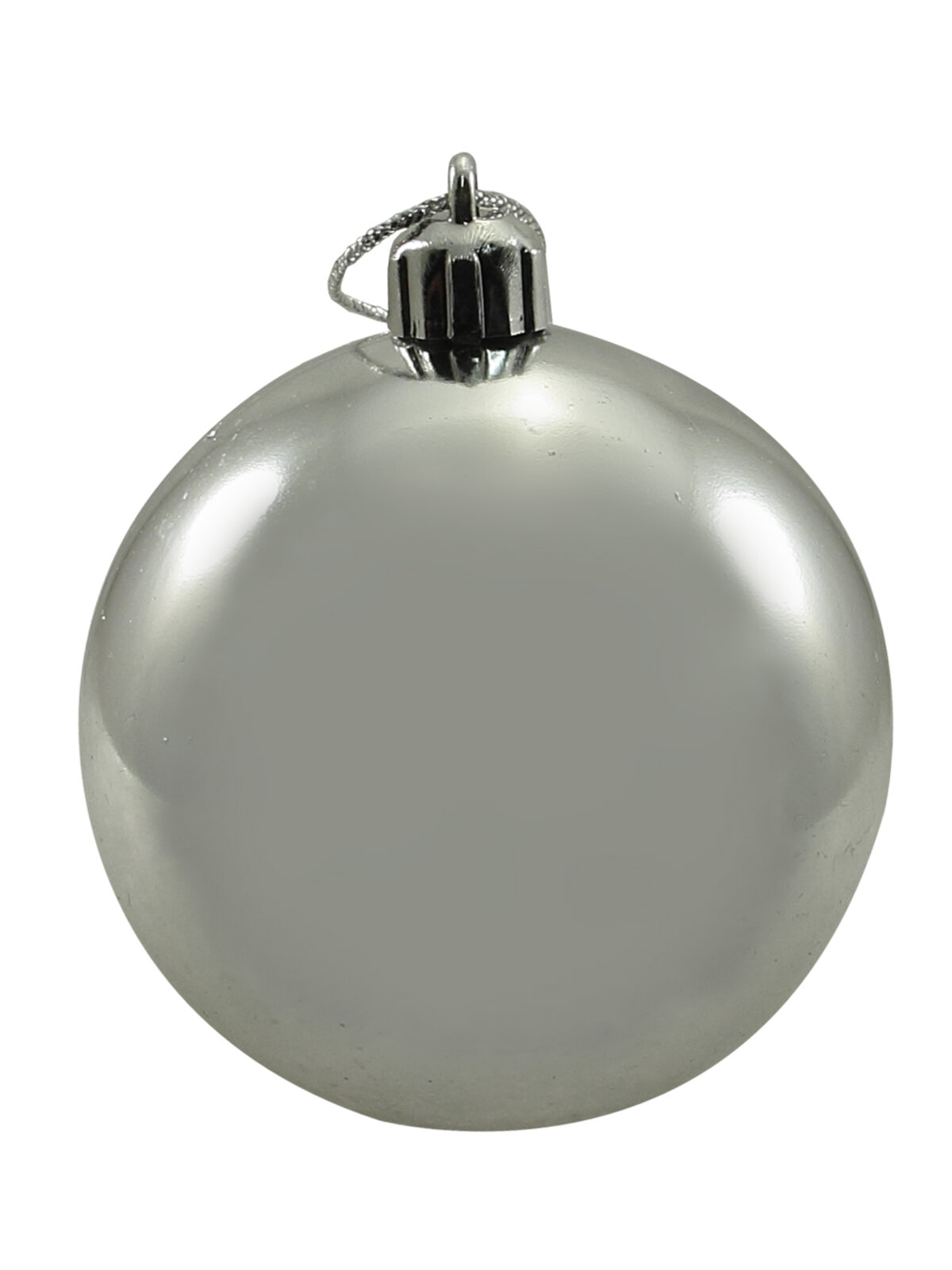 Red, White & Silver Baubles - 12 x 60mm