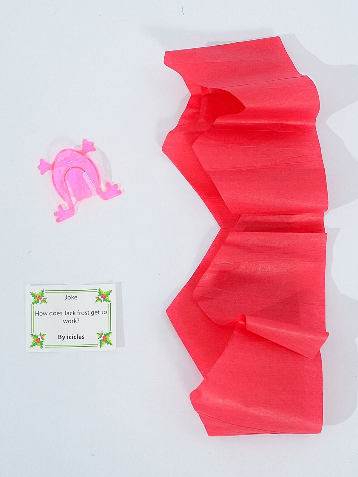 Red & White Stars Design Pattern Christmas Cracker Bon Bons - 12 x 29cm