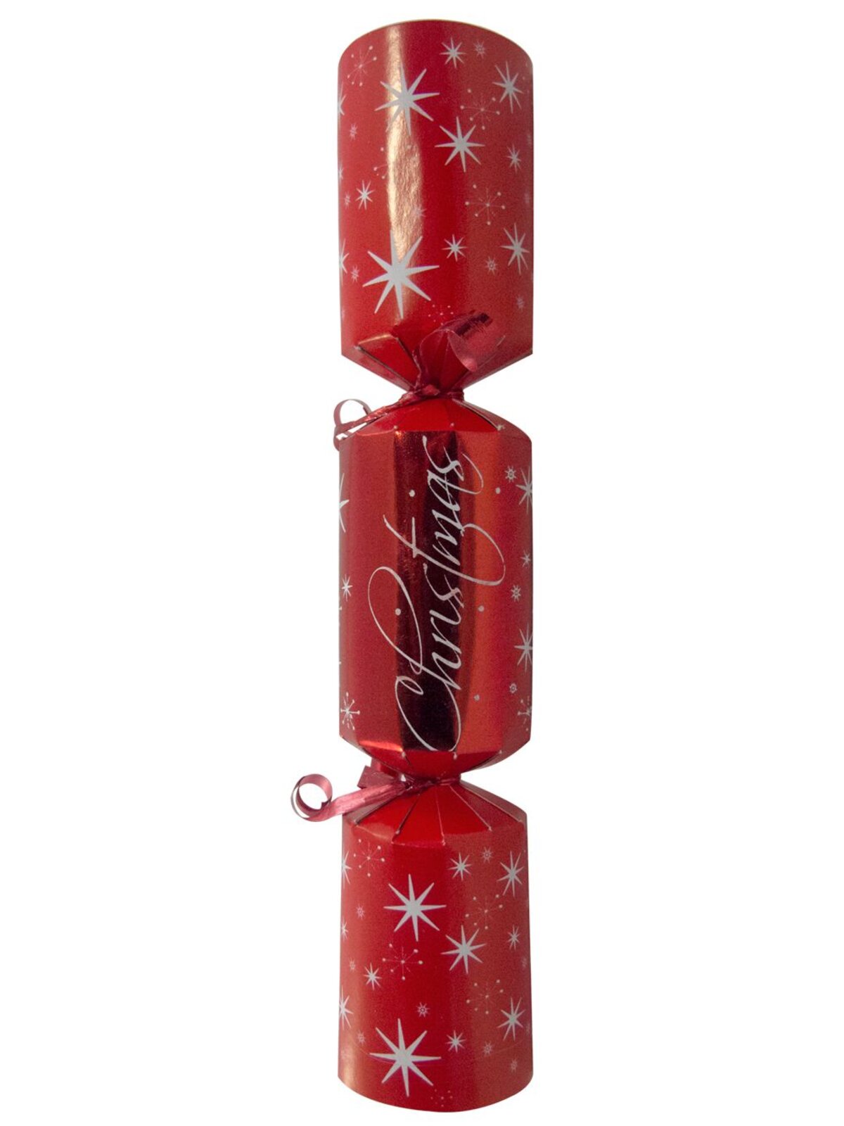 Red & White With Merry Christmas & Stars Bon Bons - 20 x 22cm