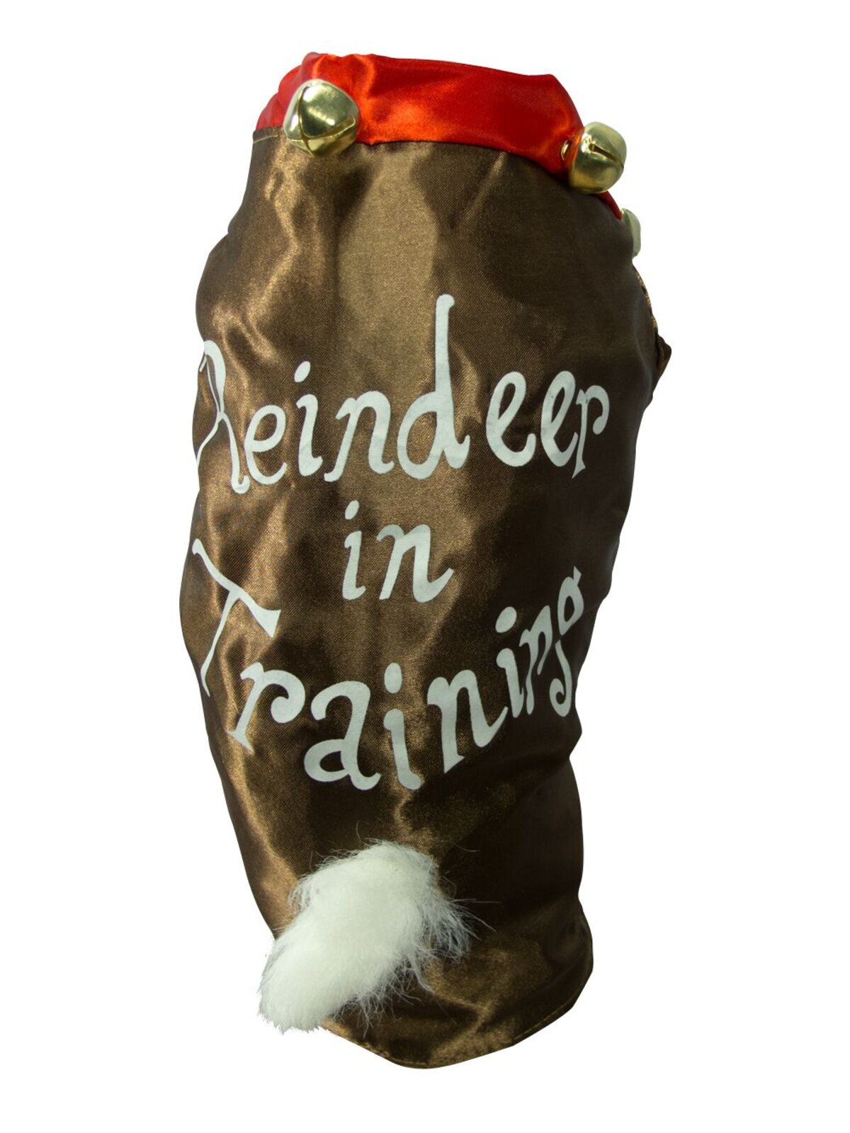 Reindeer In Training Satin Pet Suit - Fit most small dogs