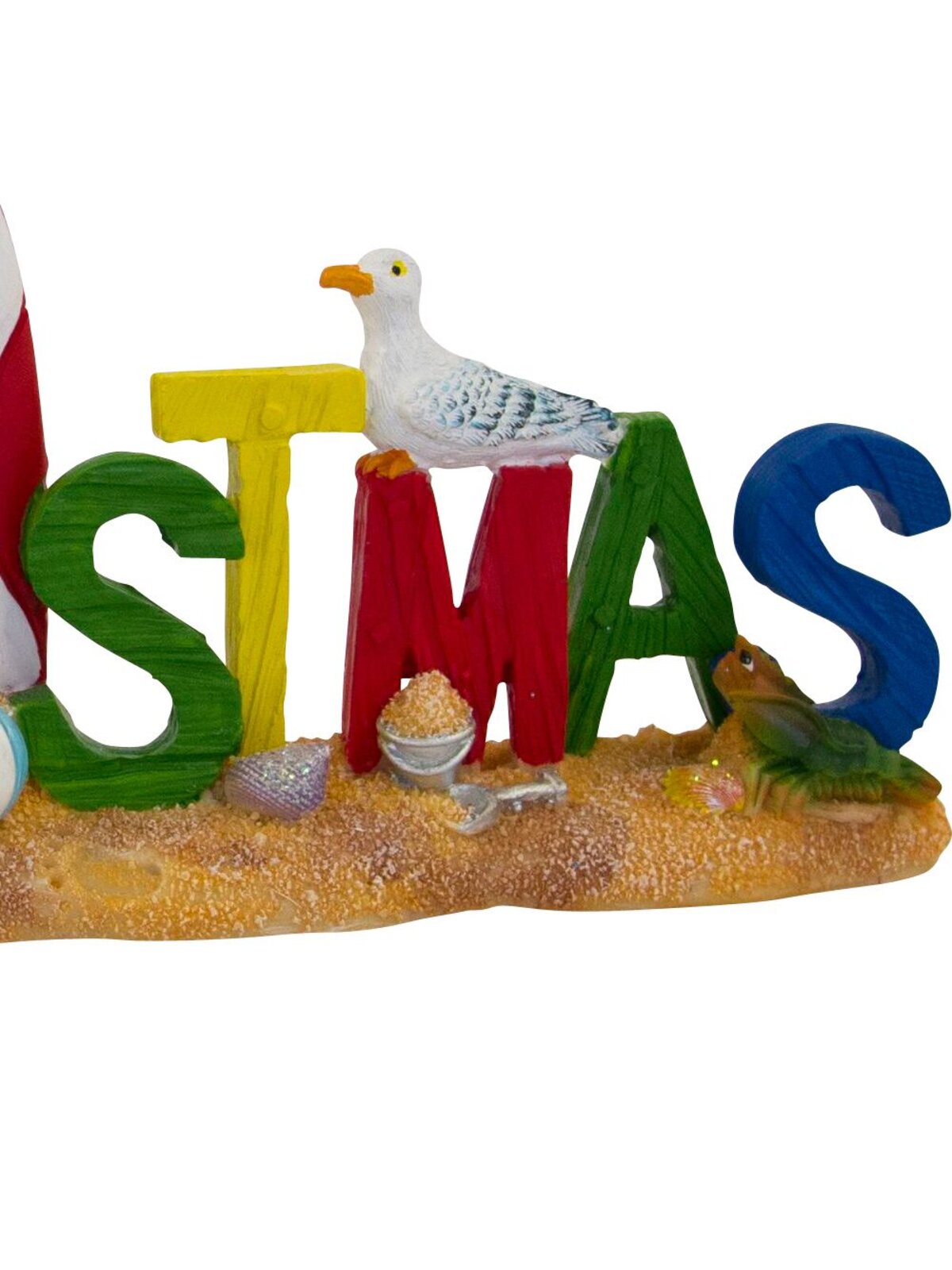 Resin Beach Christmas Sign Ornament - 20cm — image 3