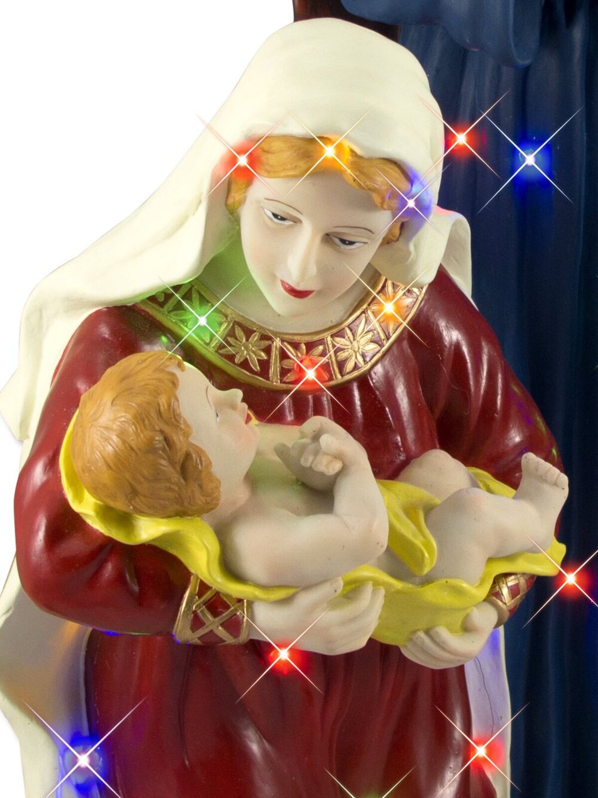 Resin Nativity Scene LED Illuminated Ornament - 70cm
