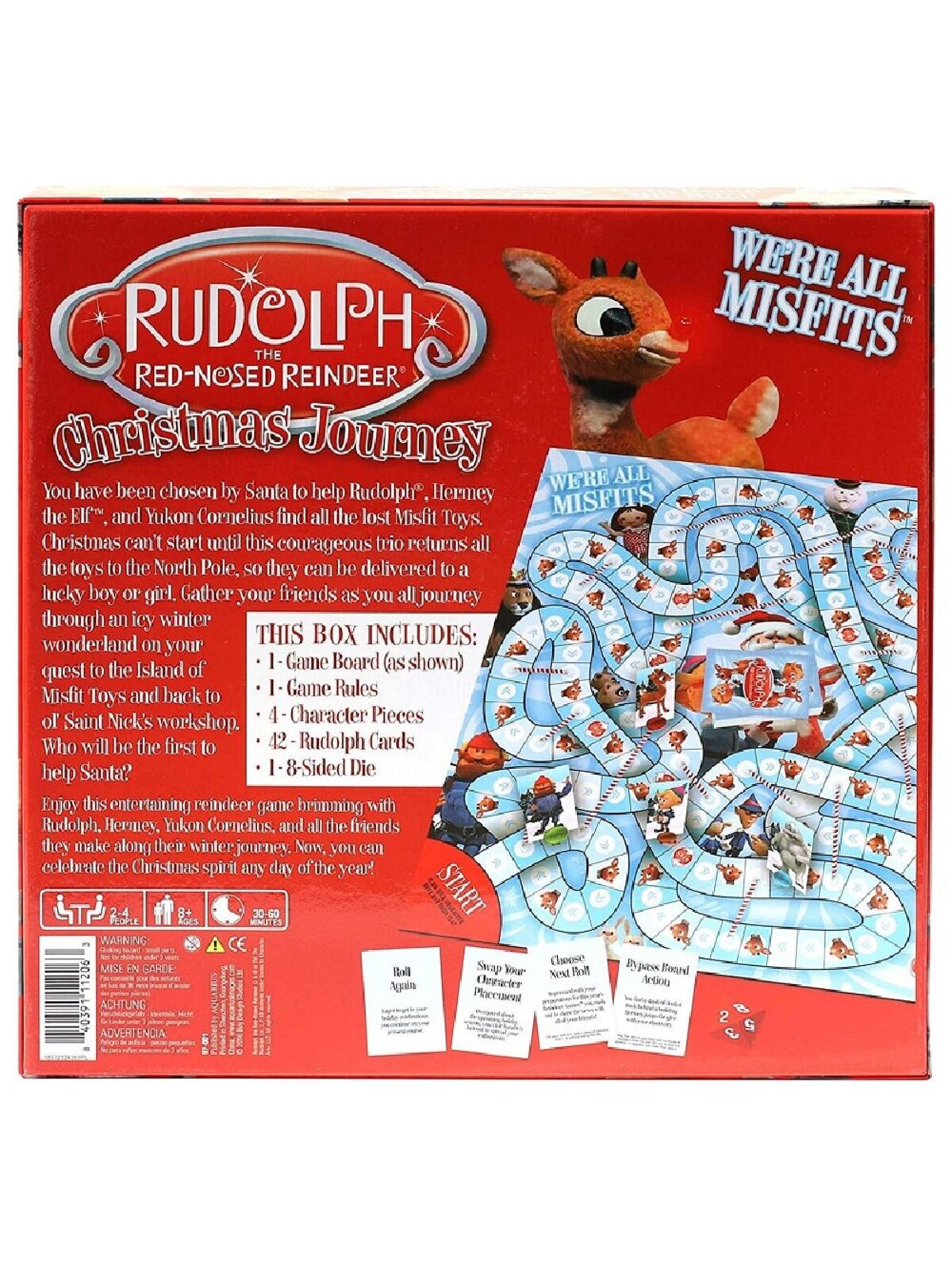 Rudolph The Red-Nosed Reindeer Christmas Journey Board Game - 2 to 4 Players — image 3