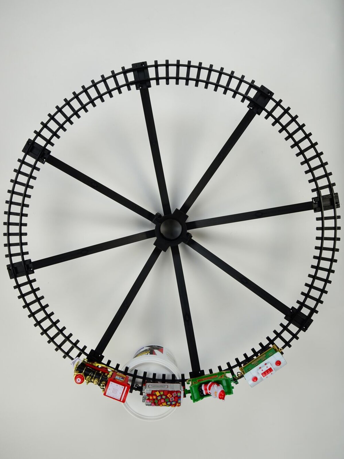 Santa Christmas Train In Your Tree | 12 Piece Set With Headlight & Tree Clamp — image 8