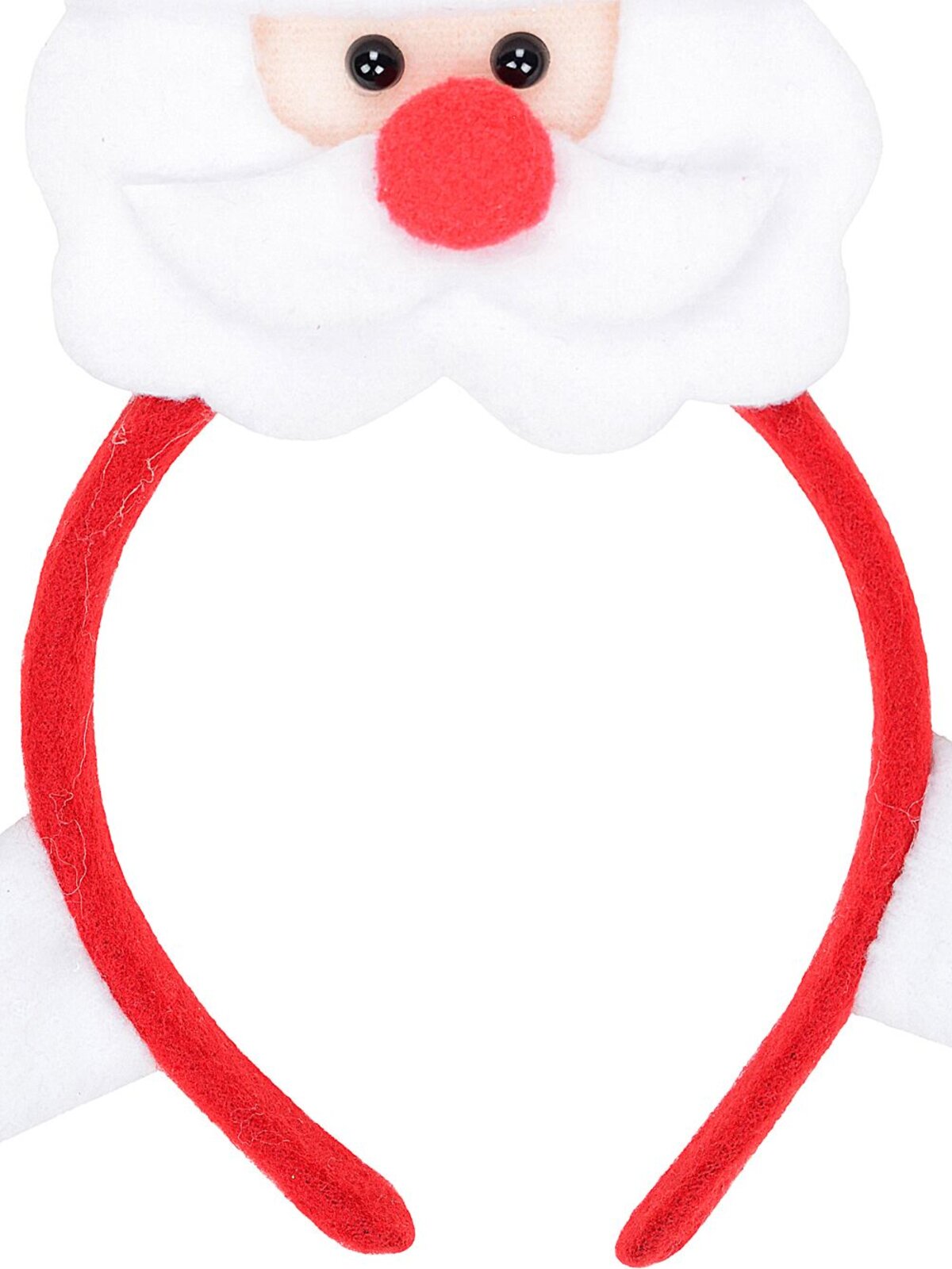Santa Claus Piggyback Style Christmas Headband | One Size Fits Most — image 4