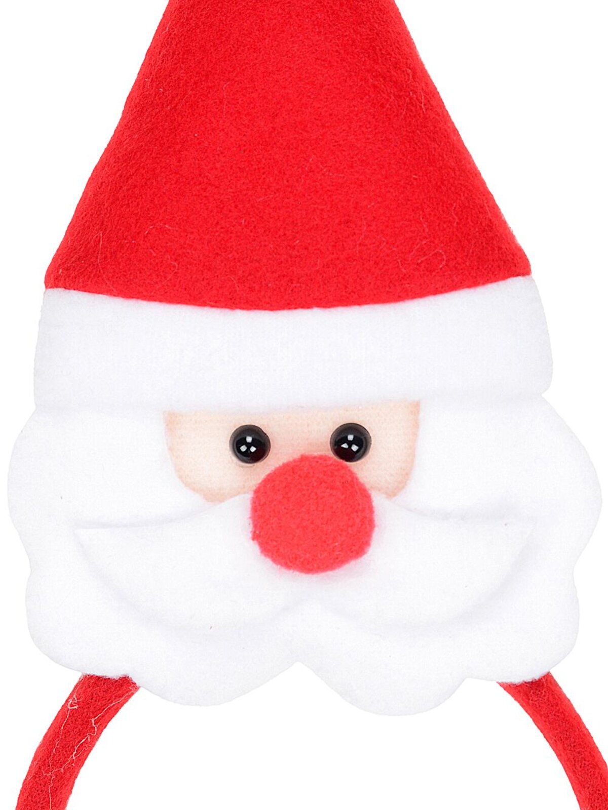 Santa Claus Piggyback Style Christmas Headband | One Size Fits Most — image 3
