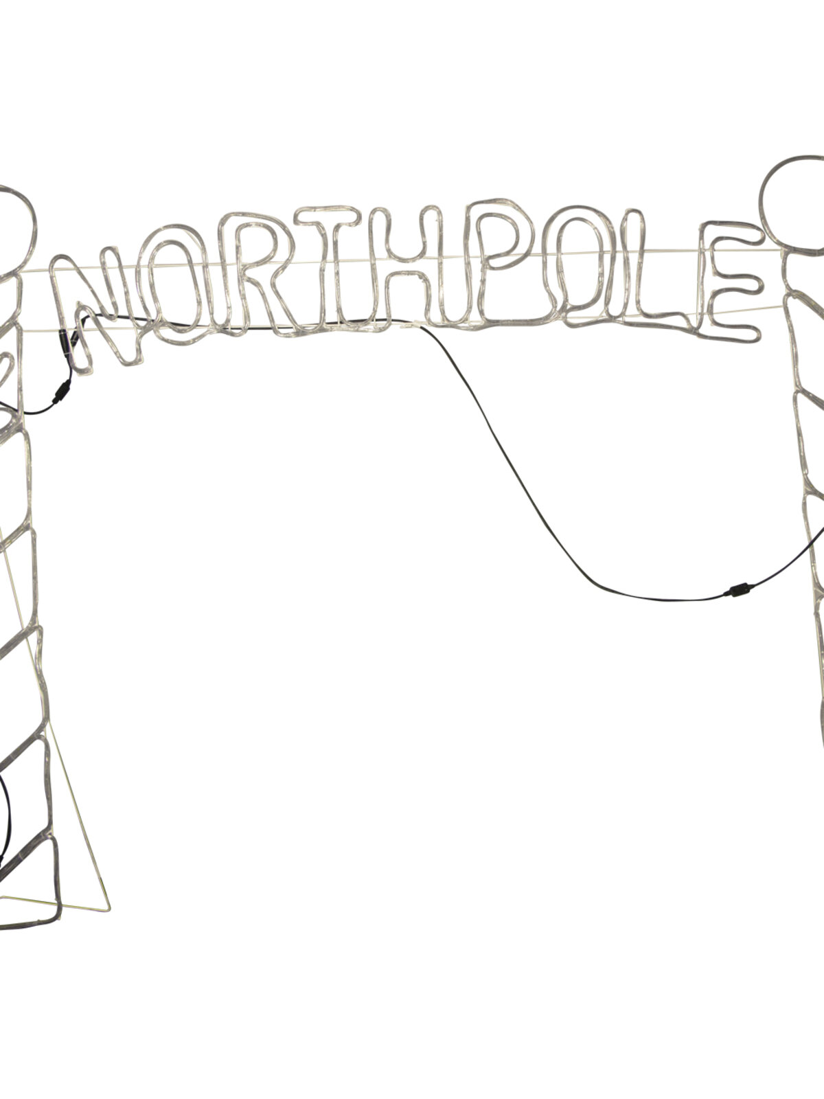 Santa & Deer North Pole Archway LED Rope Light Silhouette - 2.3m — image 6