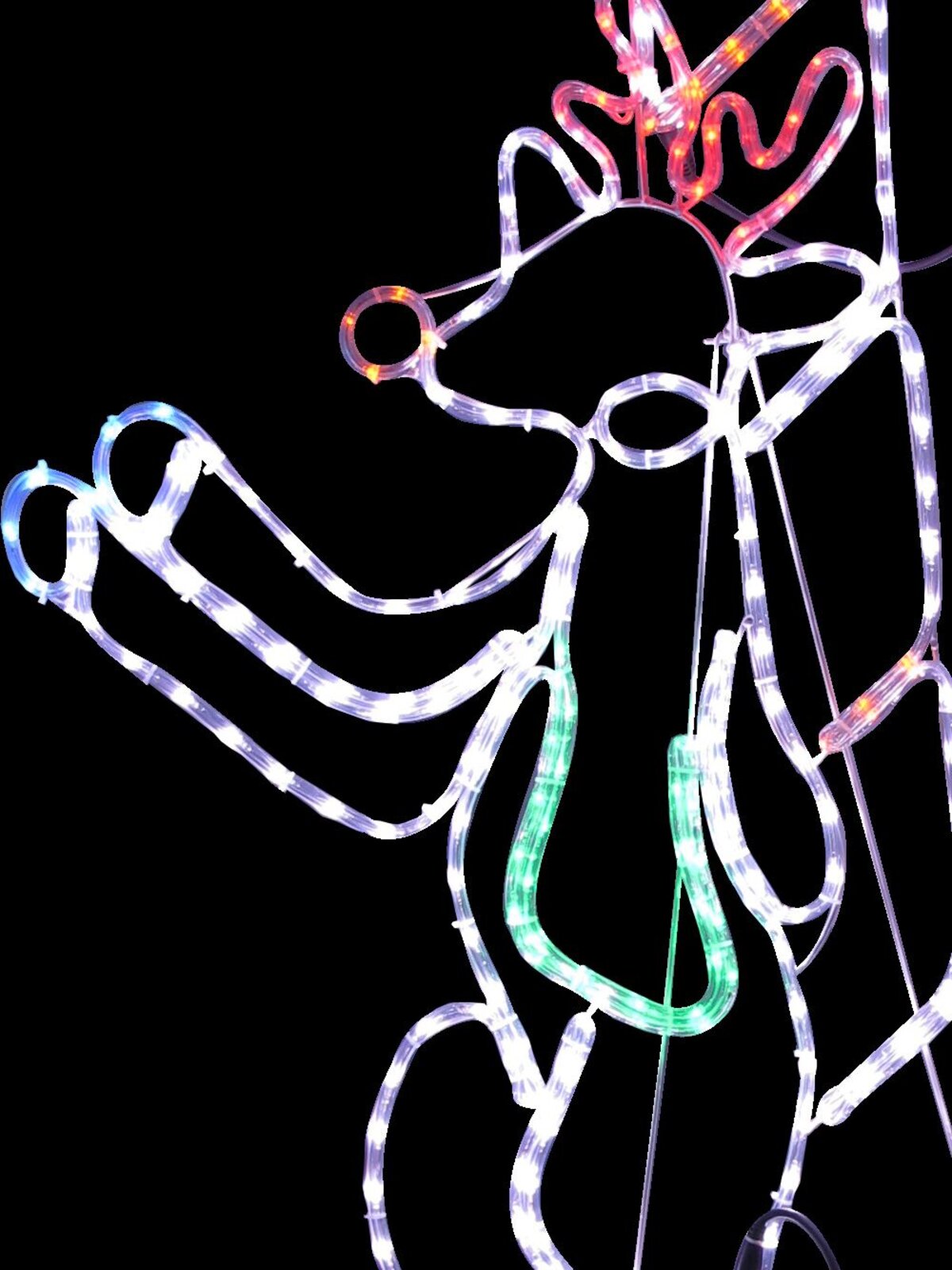 Santa & Deer North Pole Archway LED Rope Light Silhouette - 2.3m — image 4