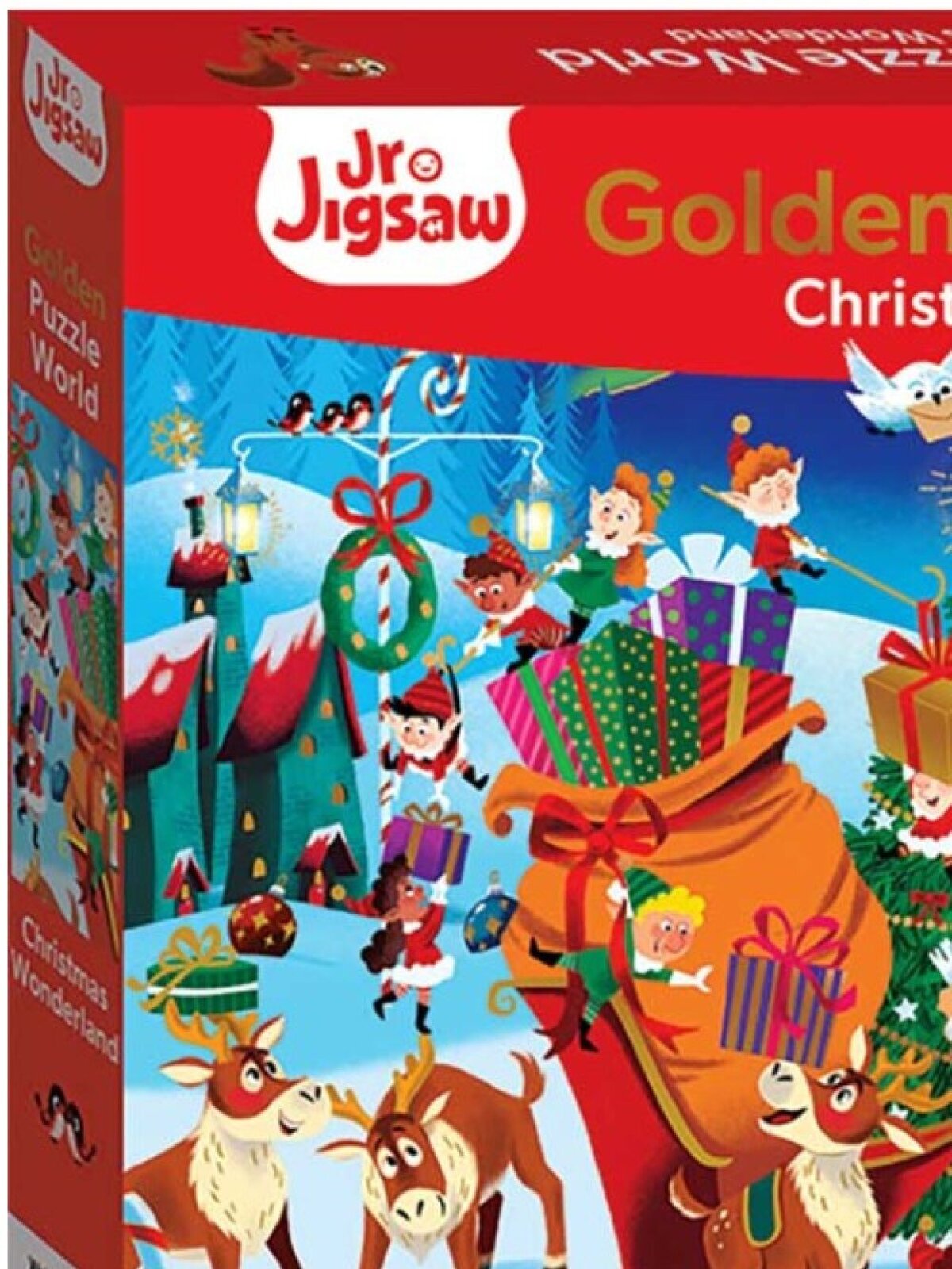 Santa Getting Ready Winter Wonderland Christmas Jigsaw Puzzle - 100 pieces — image 2