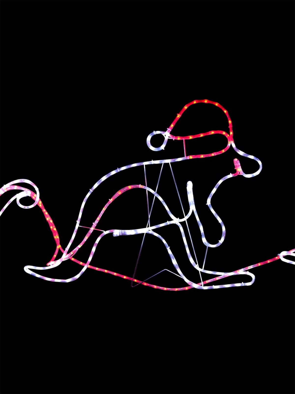 Santa & Kangaroos LED Light Rope Silhouette - 2.9m — image 5