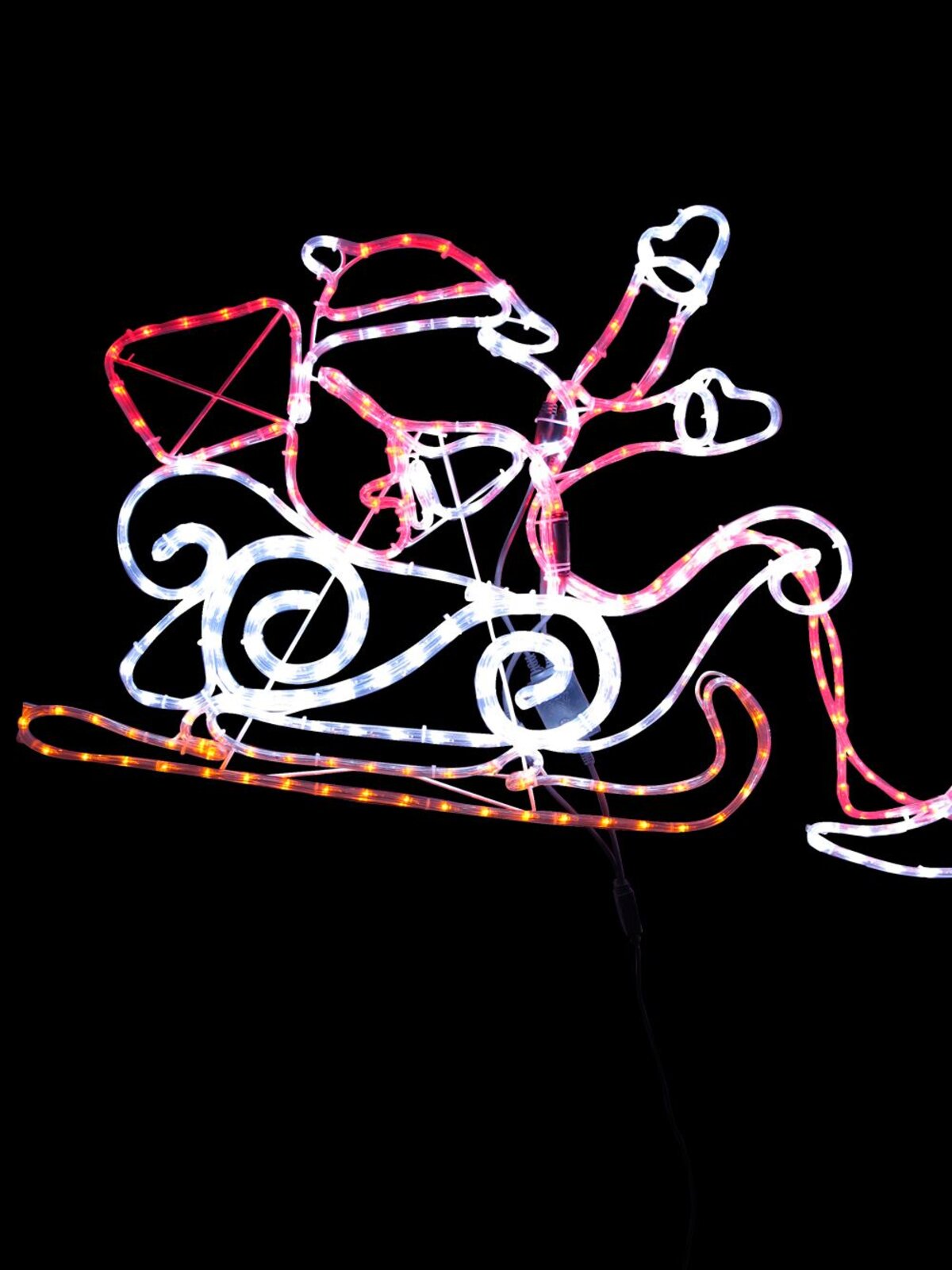 Santa & Kangaroos LED Light Rope Silhouette - 2.9m — image 7