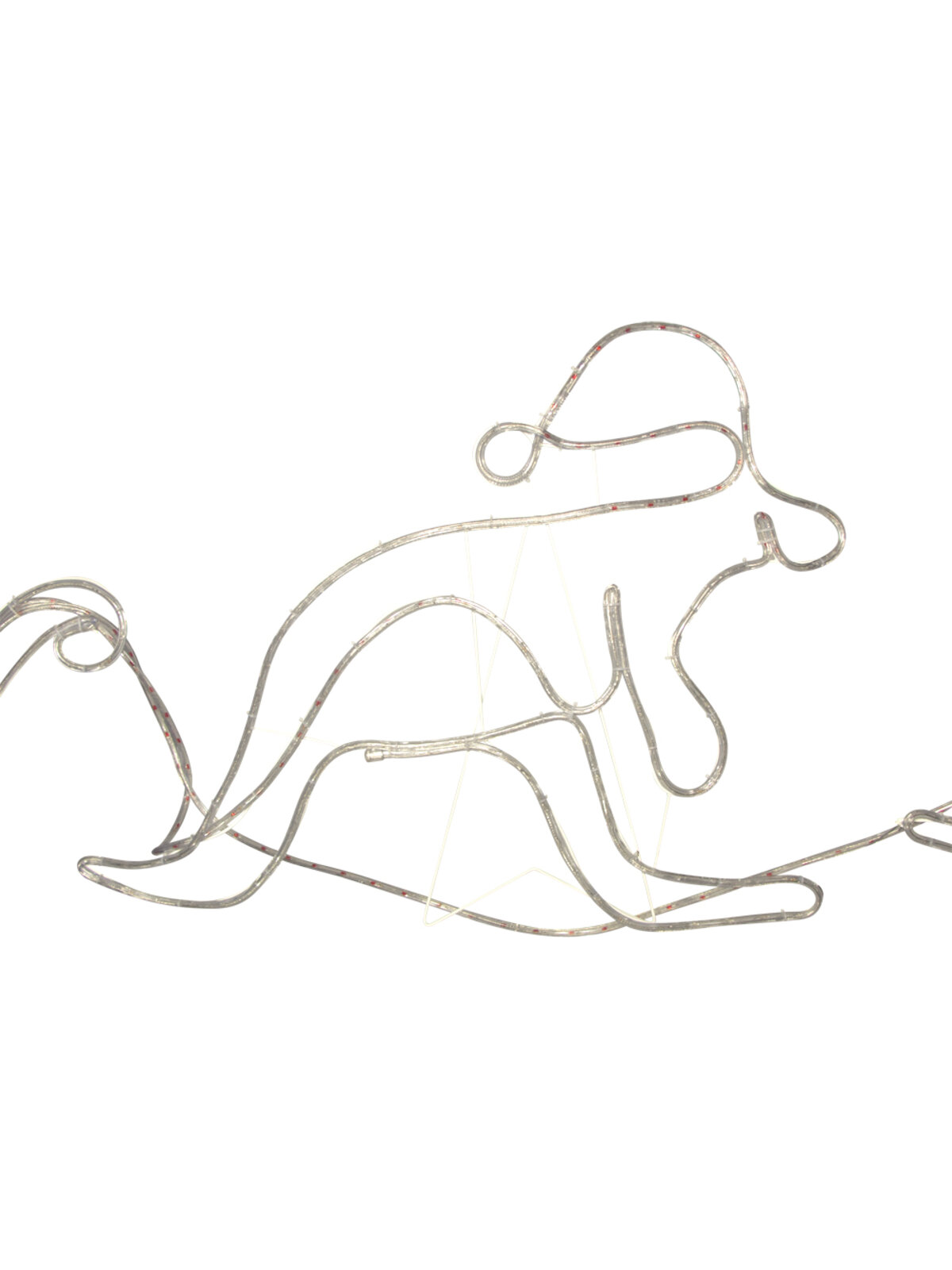 Santa & Kangaroos LED Light Rope Silhouette - 2.9m — image 6
