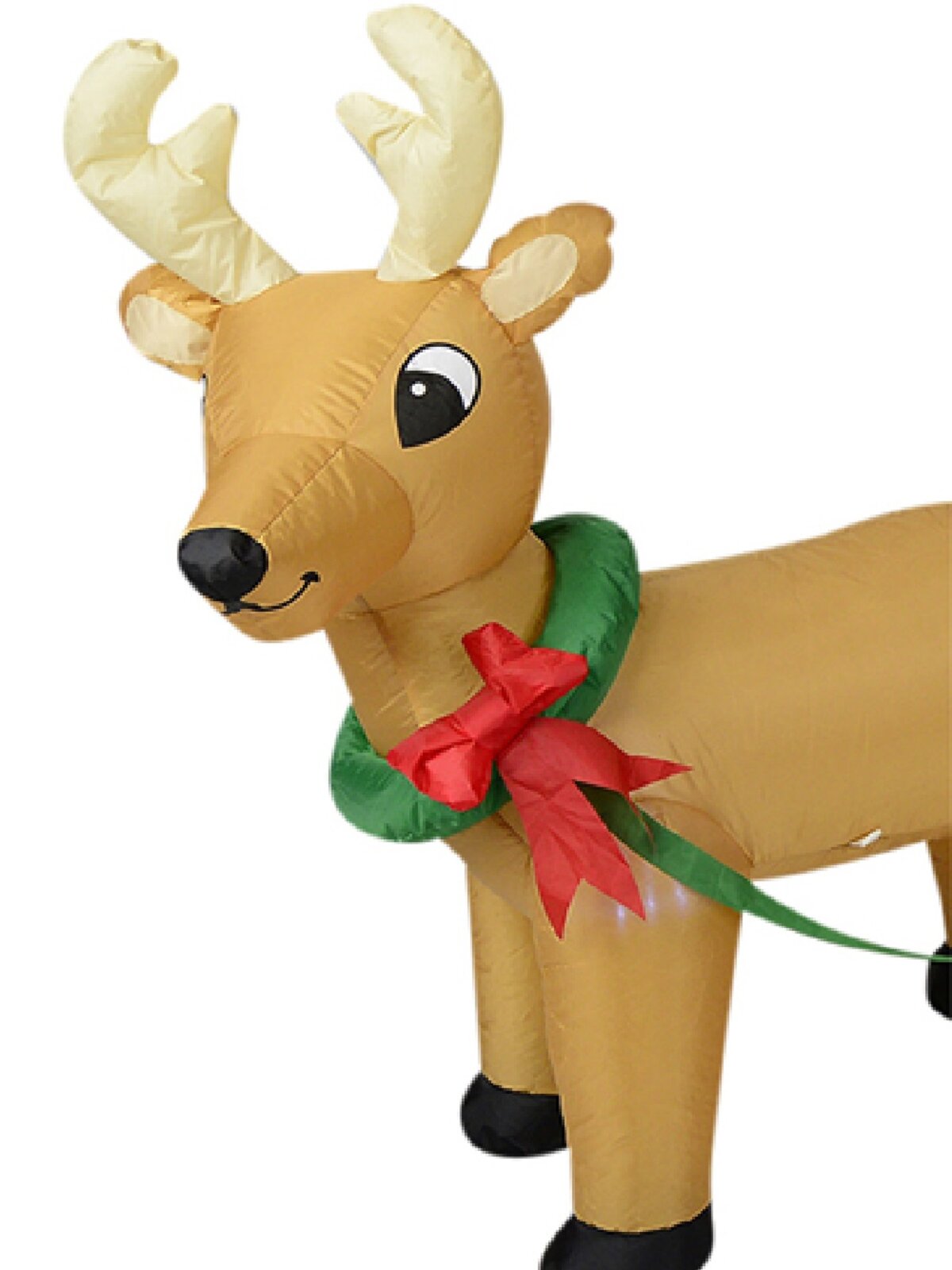 Santa & Reindeer Sleigh Illuminated Christmas Inflatable Display - 3.4m — image 2