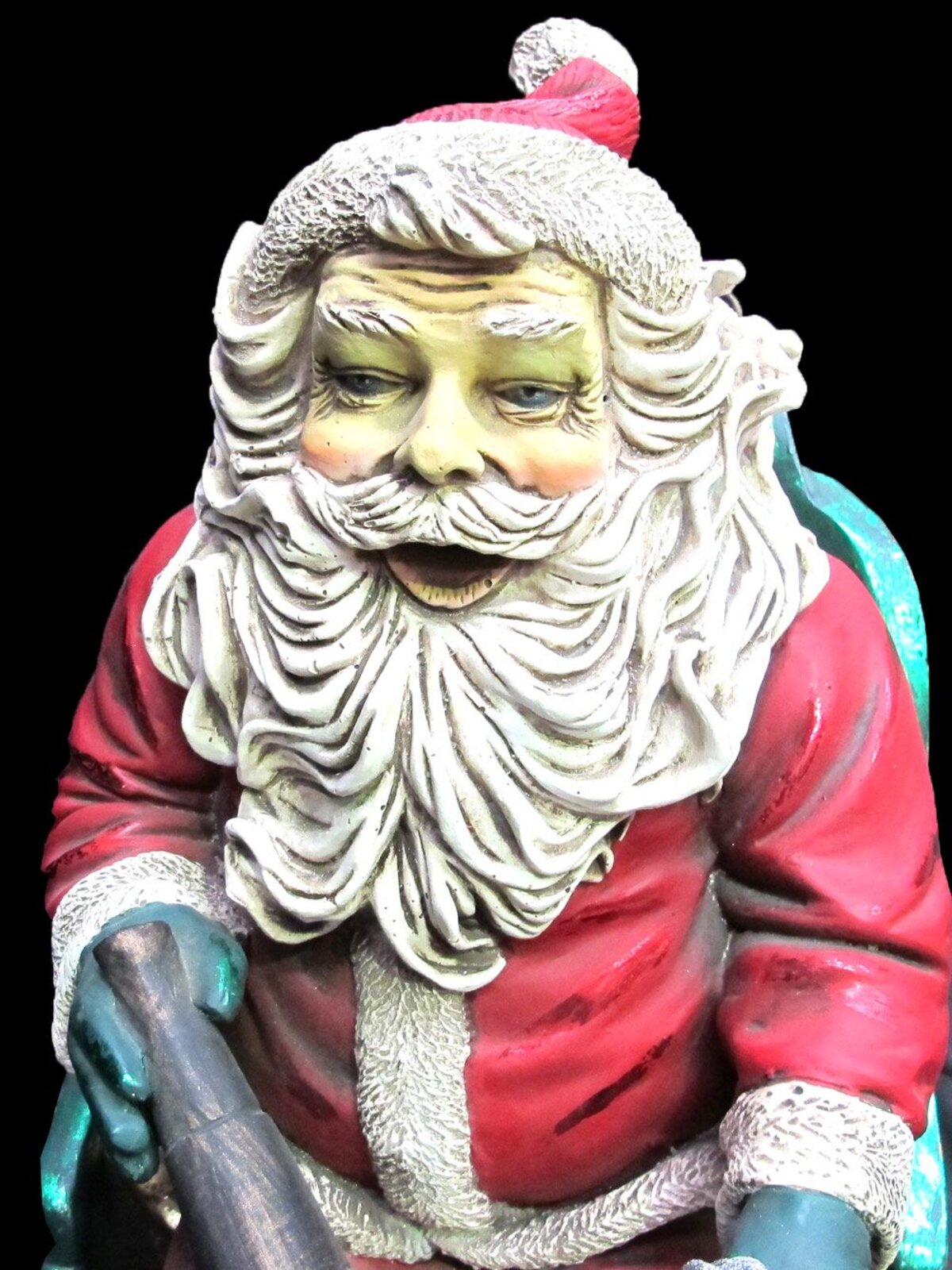 Santa Sleigh & Reindeers Christmas Decor - 1.8m