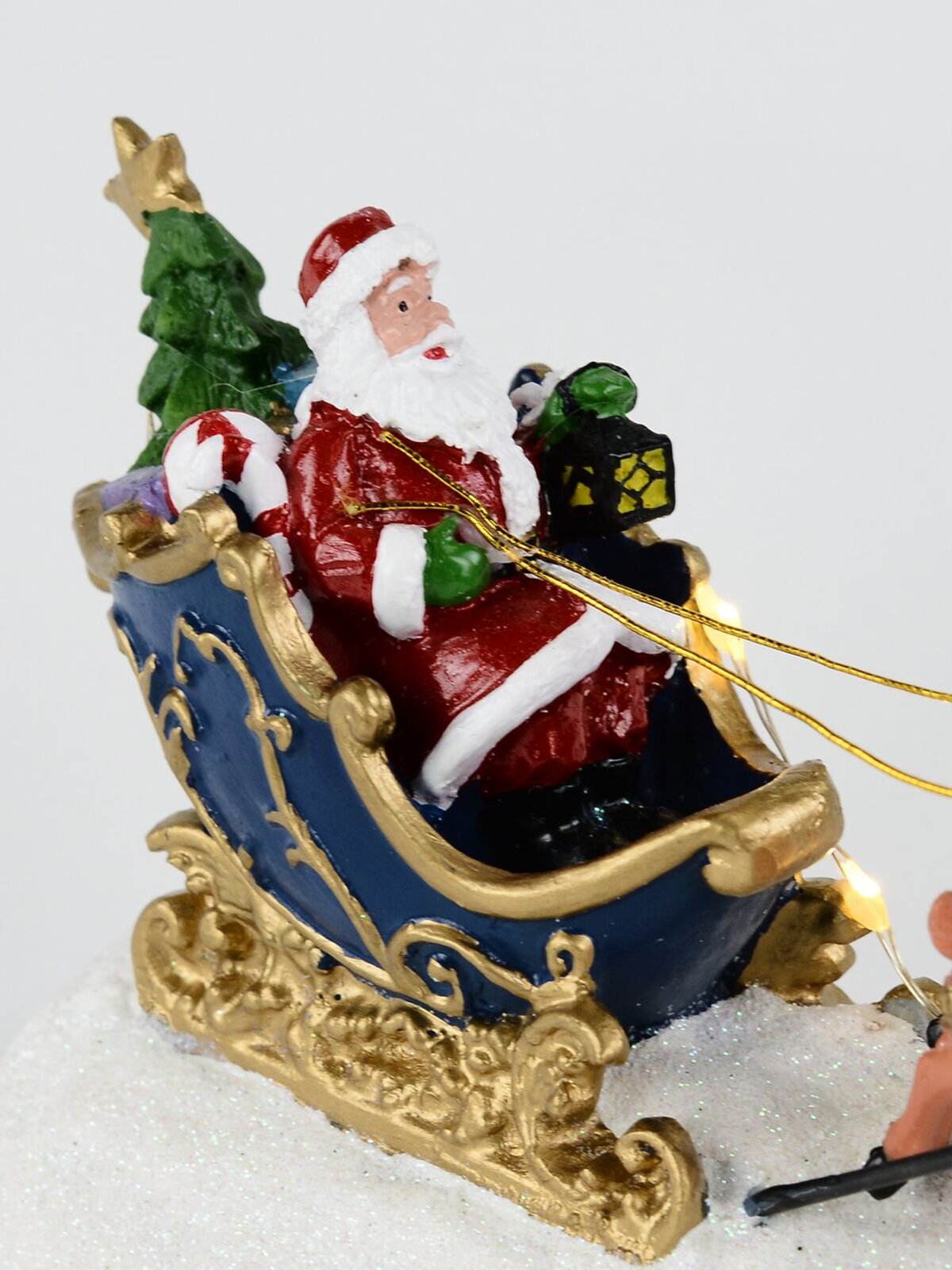 Santa, Sleigh & Reindeers With LEDs Battery Christmas Village Scene - 26cm — image 7